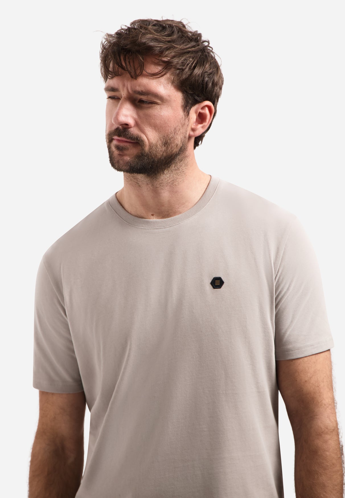 Timeless Basics Zacht T-shirt | Clay