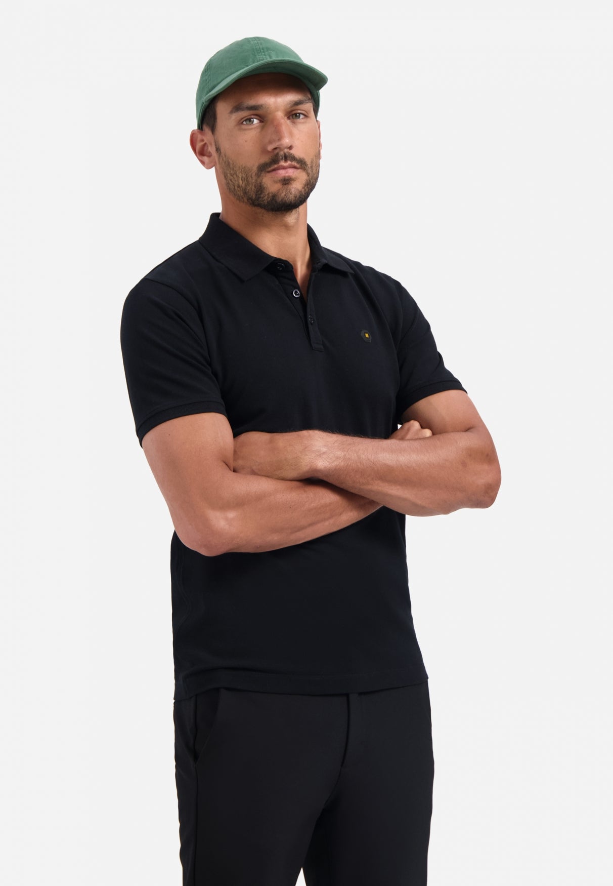 Timeless Basics Polo Zwart