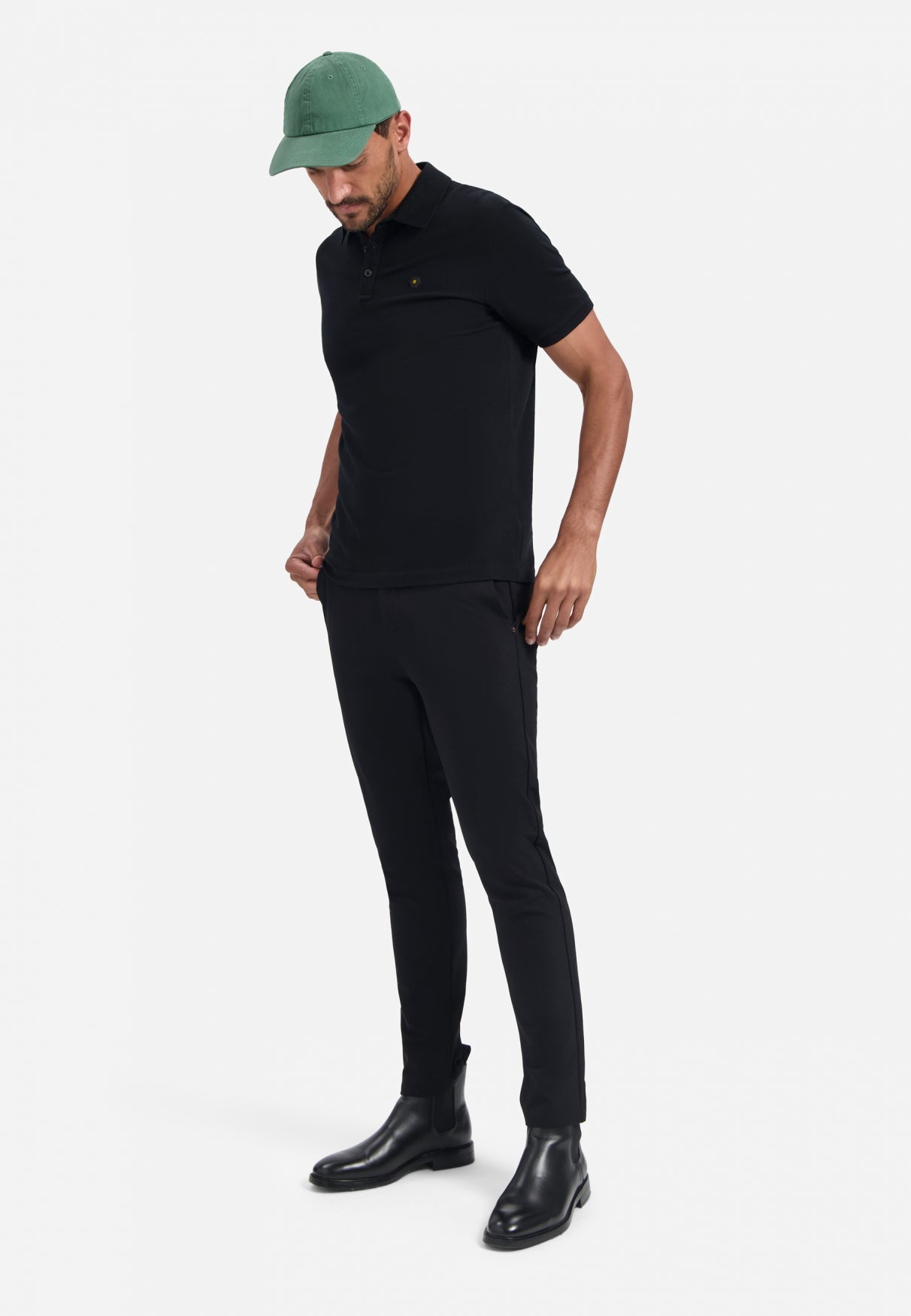Timeless Basics Polo Zwart