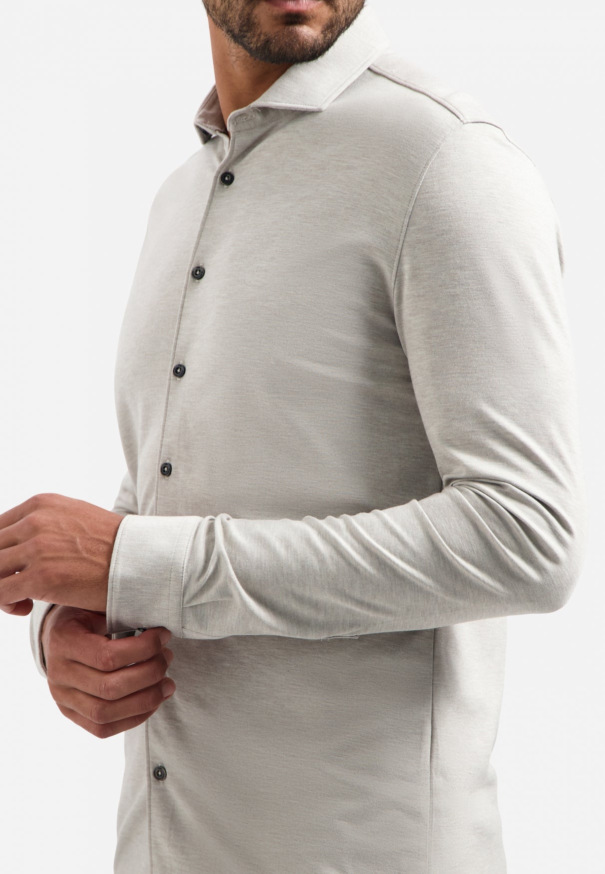 Timeless Basics Jersey Hemd | Clay