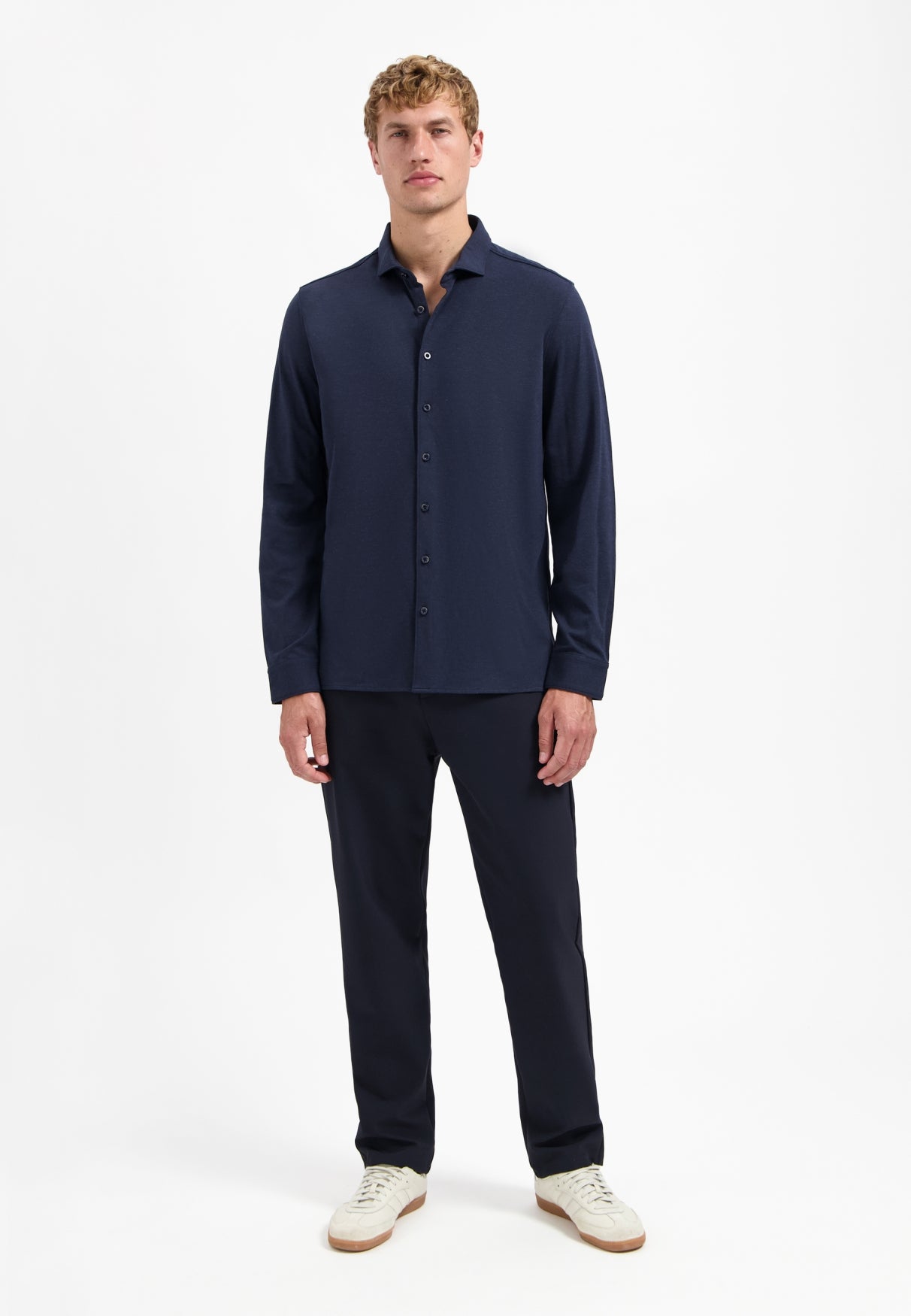 Timeless Basics Jersey Hemd | Night