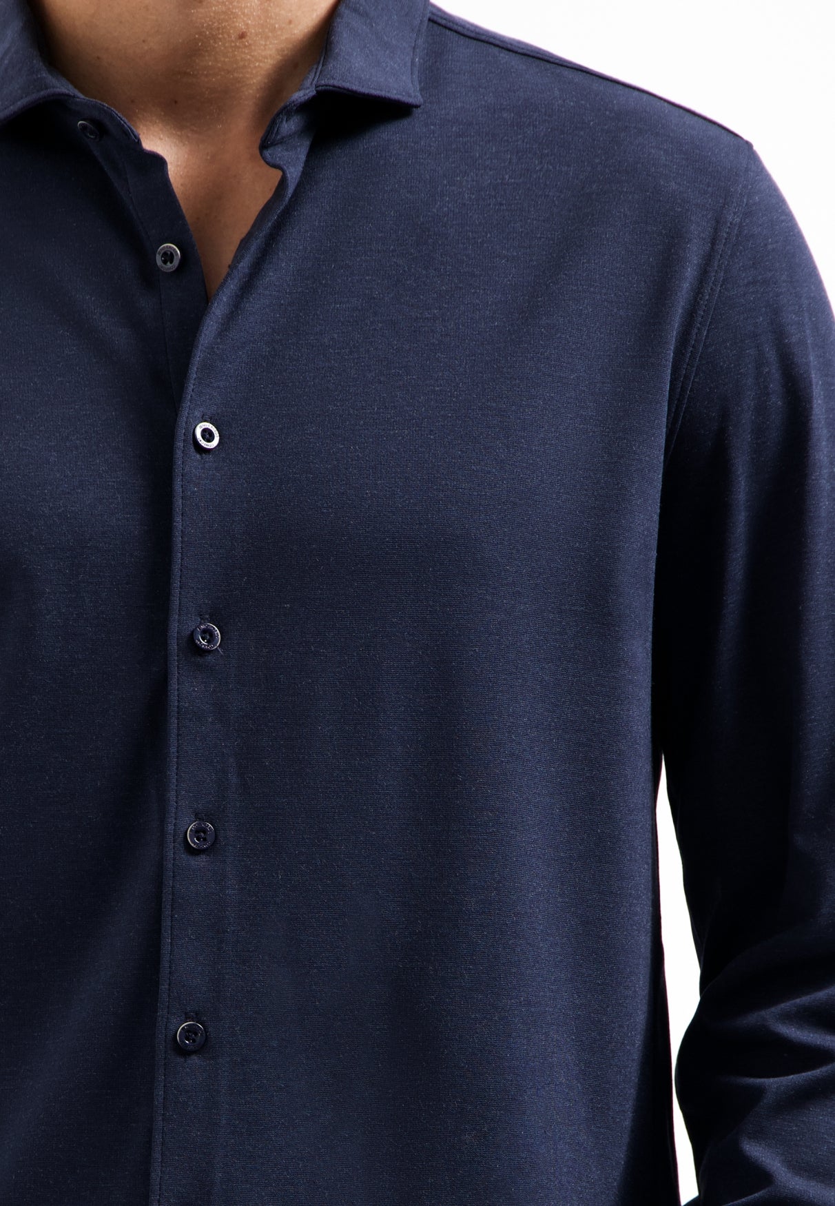 Timeless Basics Jersey Hemd | Night