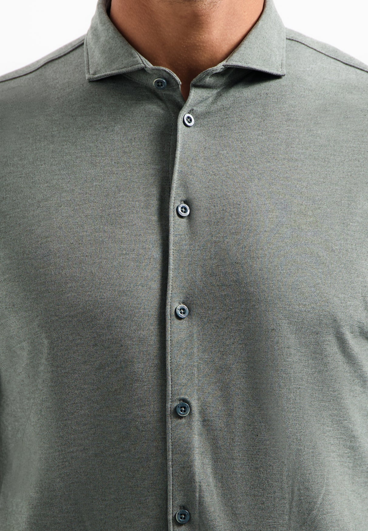 Timeless Basics Jersey Hemd | Dark Steel