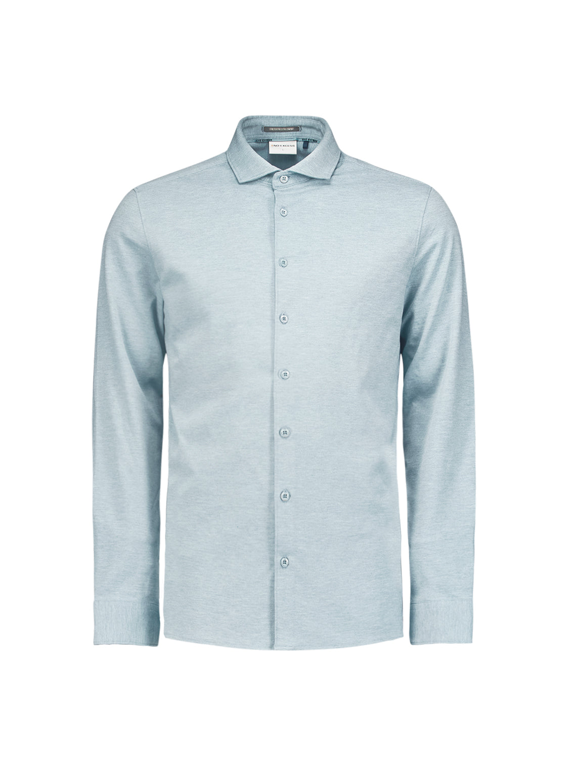 Timeless Basics Jersey Hemd | Dusty Blue