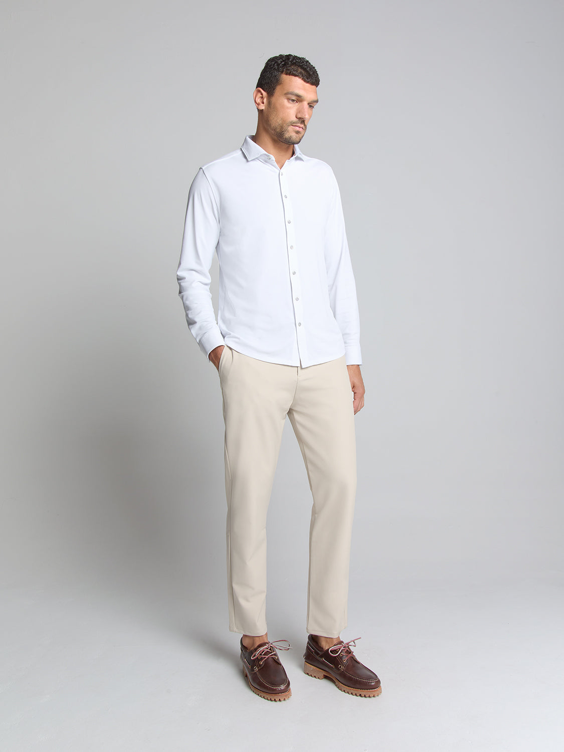 De Sedoc broek - Wide Fit | Stone