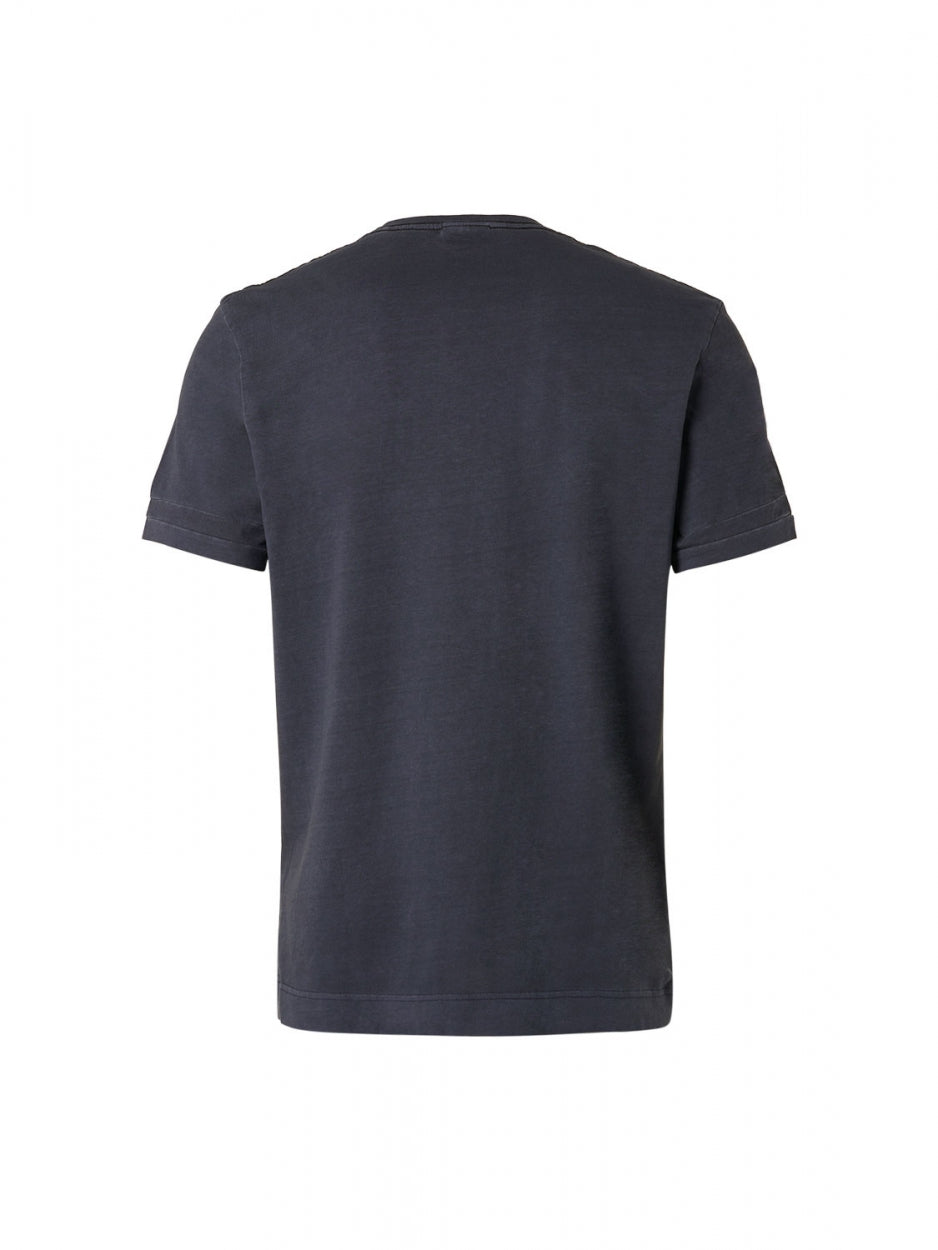 T-shirt ronde hals Garment Dyed Special Wash night