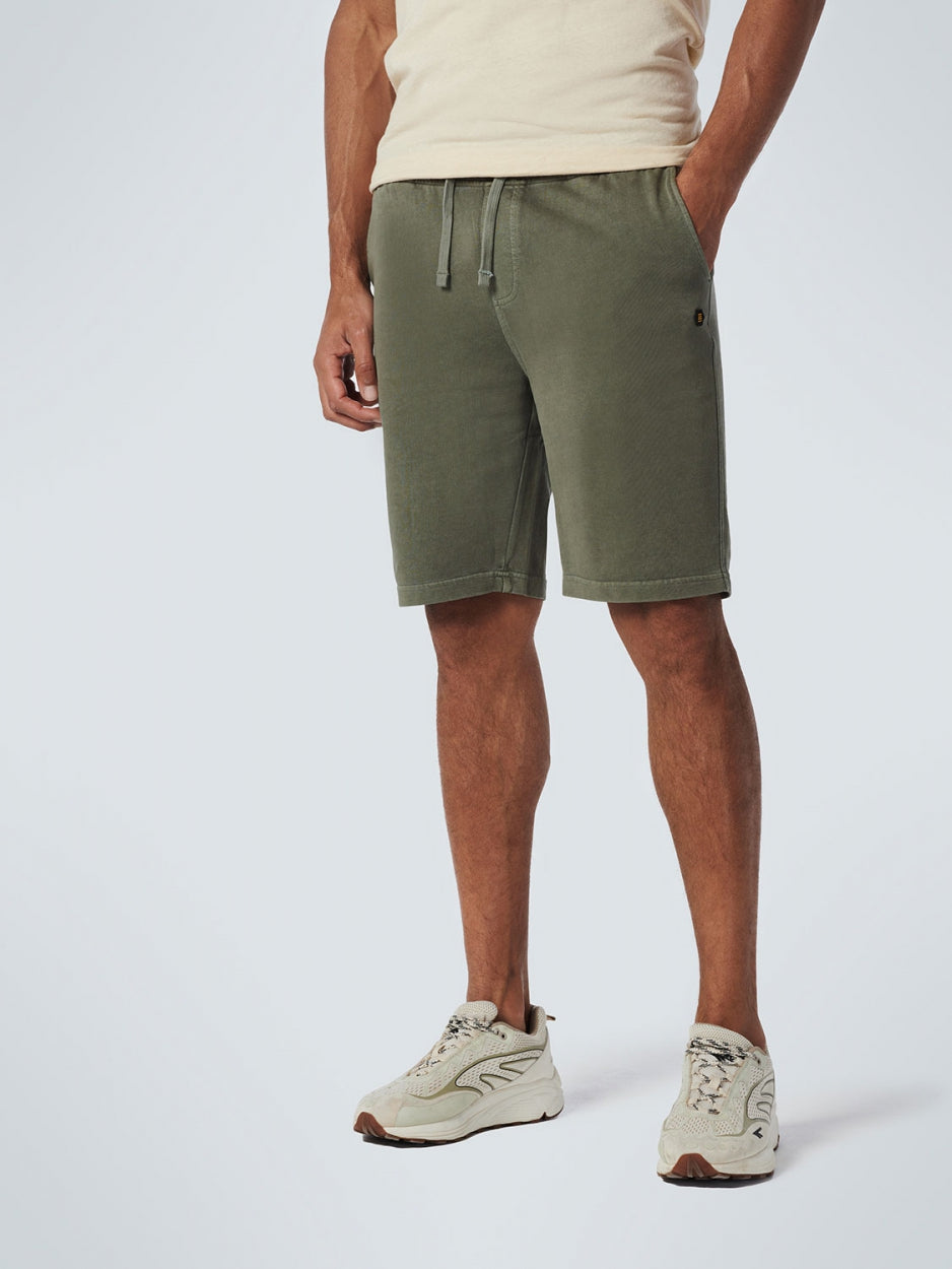 Korte sweat kledingstuk geverfd | Army