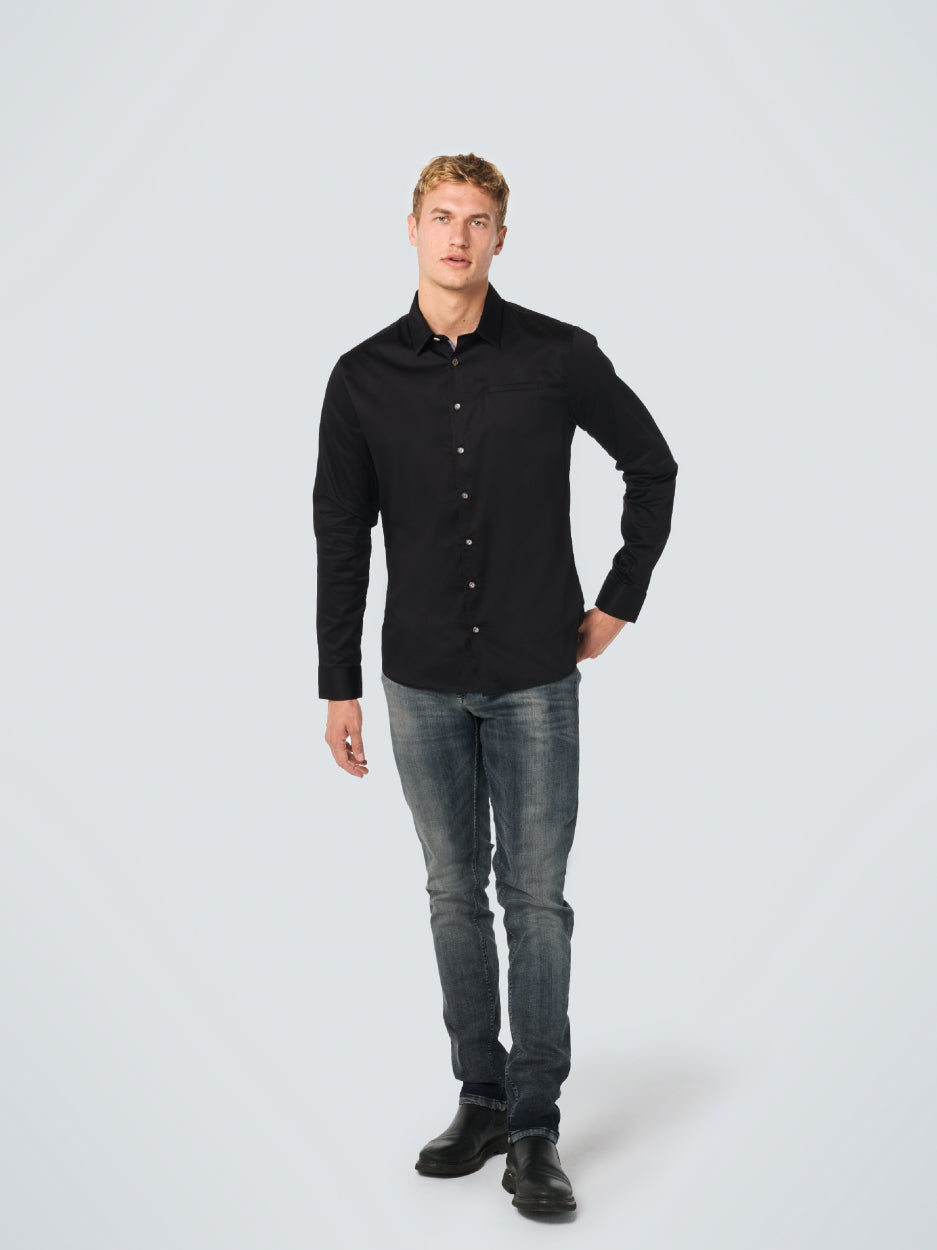 711 Slim Fit | Stretch | Grijze denim | Length 36