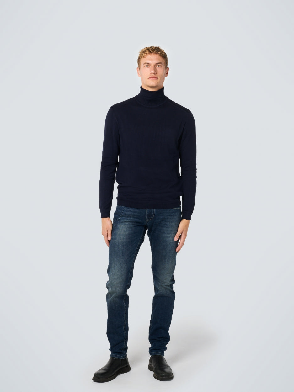 Denim, comfort slim 712, donker denim stretch | Length 36