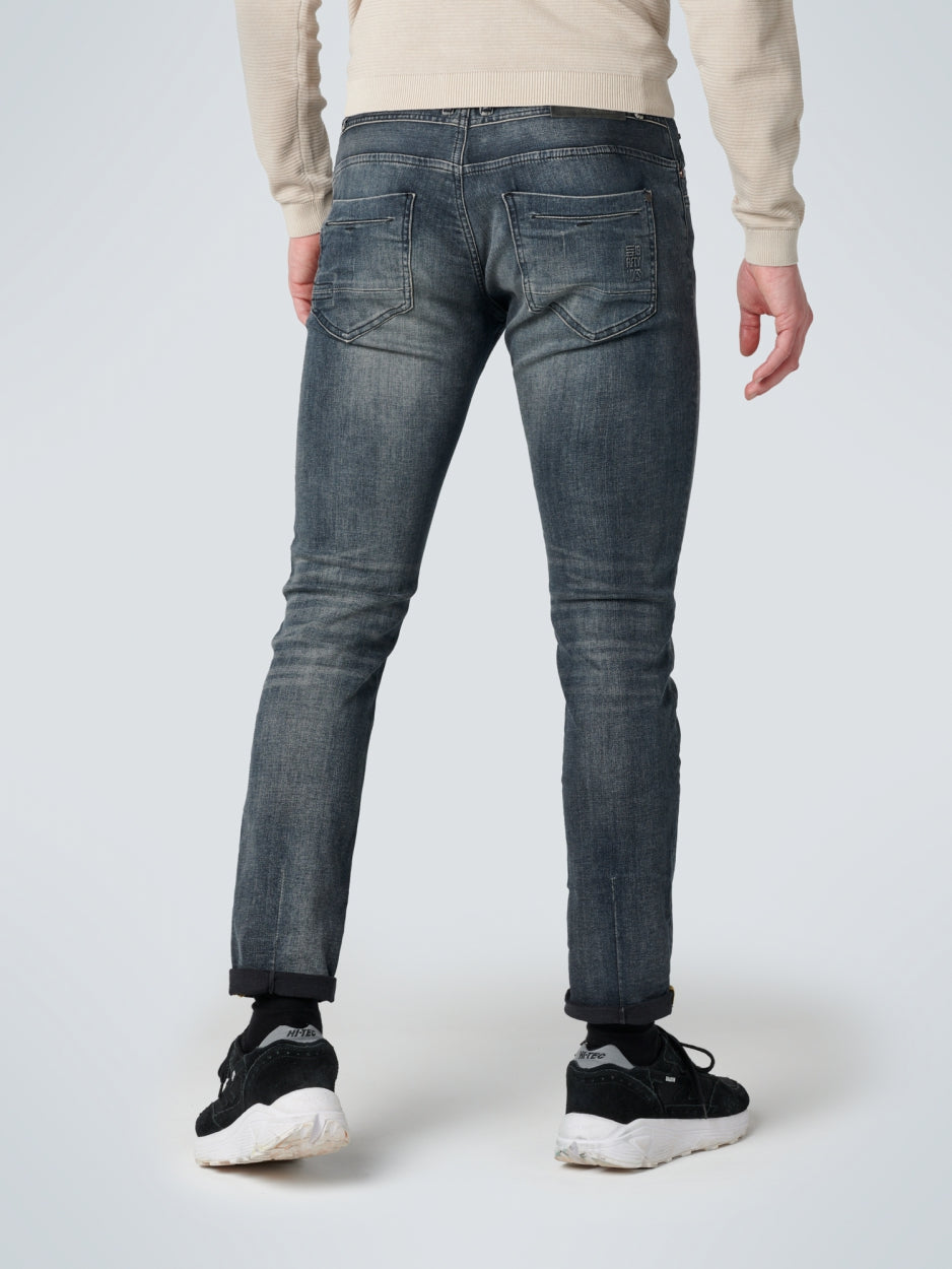 Denim, comfort slim 712, grijs denim stretch | Length 36