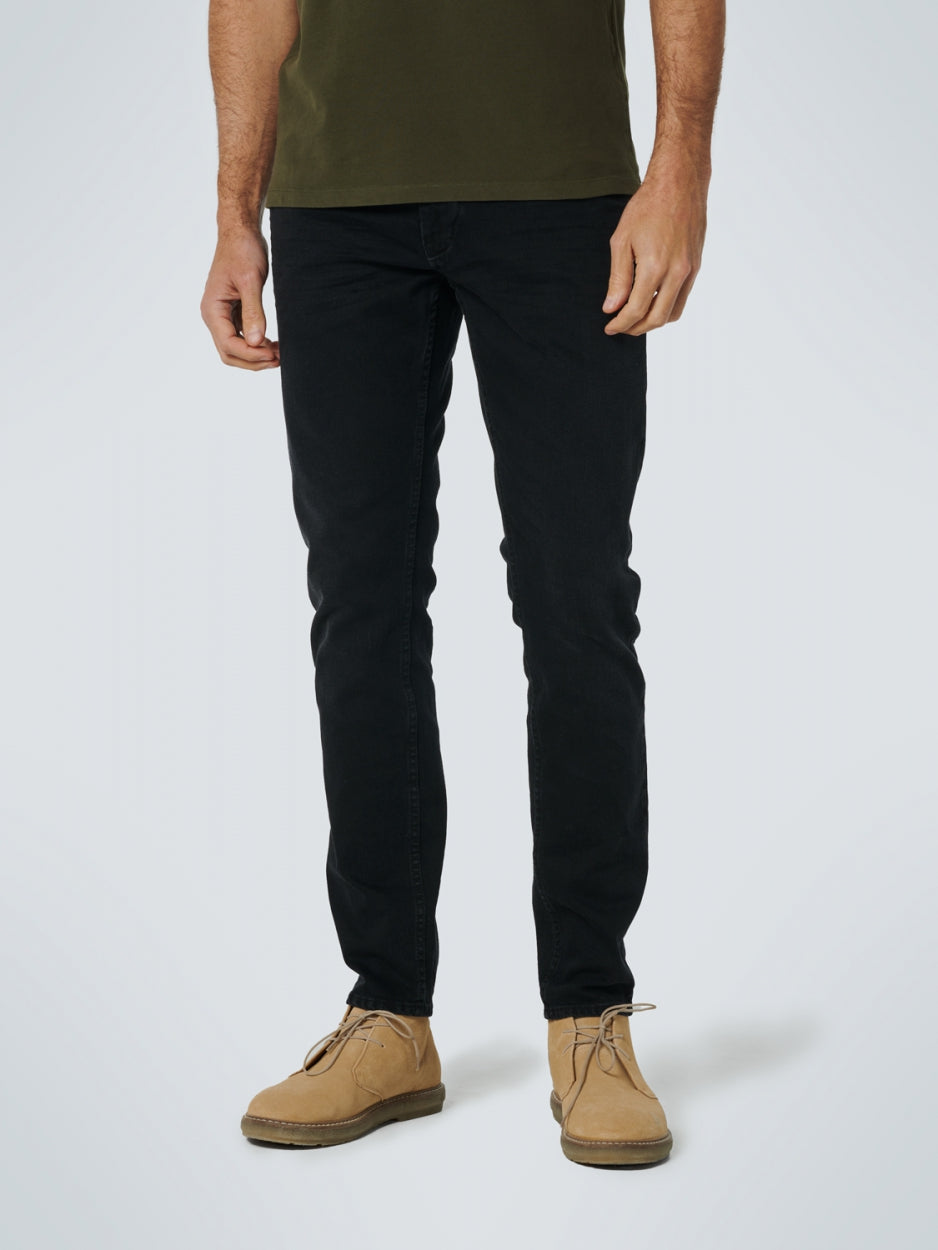 Denim, Tapered 712, Zwart, Stretch | Black Denim