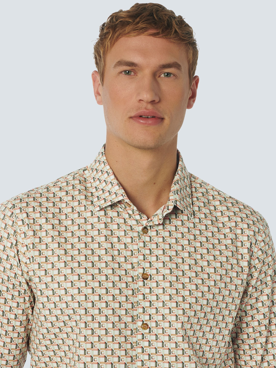 Shirt Stretch Allover Printed | Melon