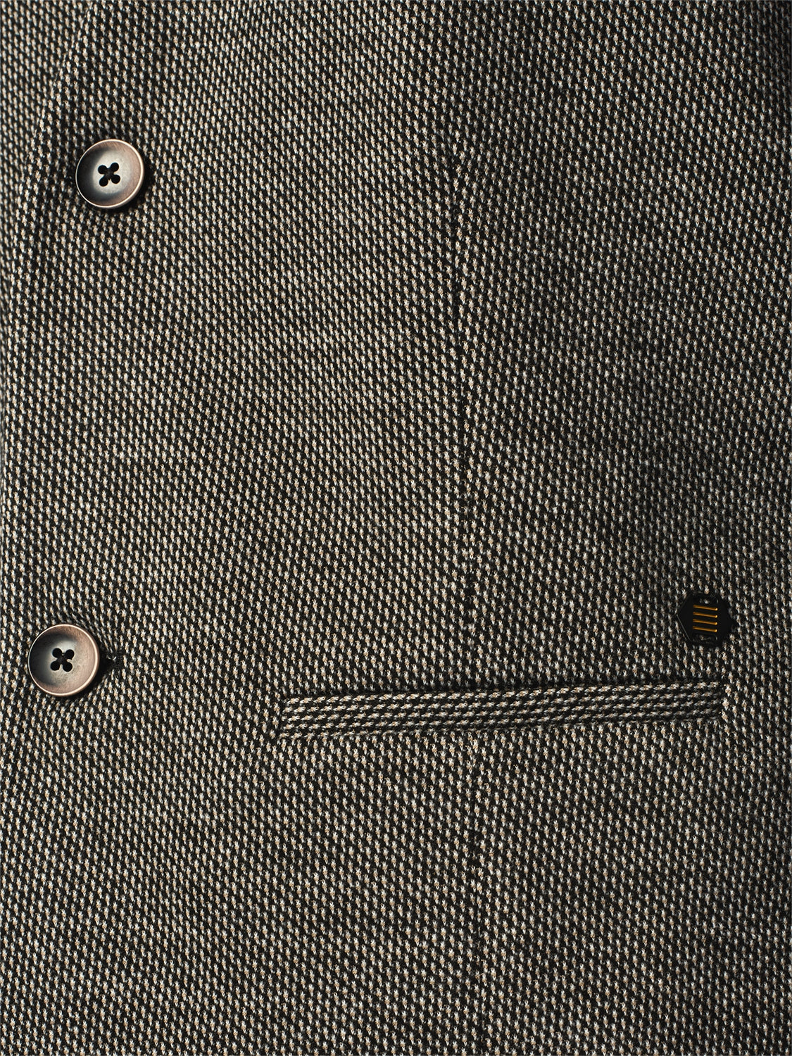 Jersey Gilet with Stretch and Mélange Fabric: Versatile Comfort and Style | Black
