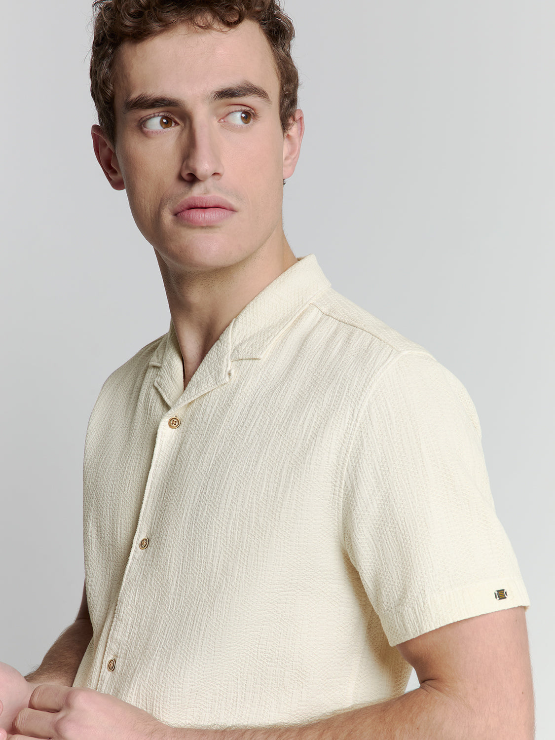 Short sleeve Shirt | Cement