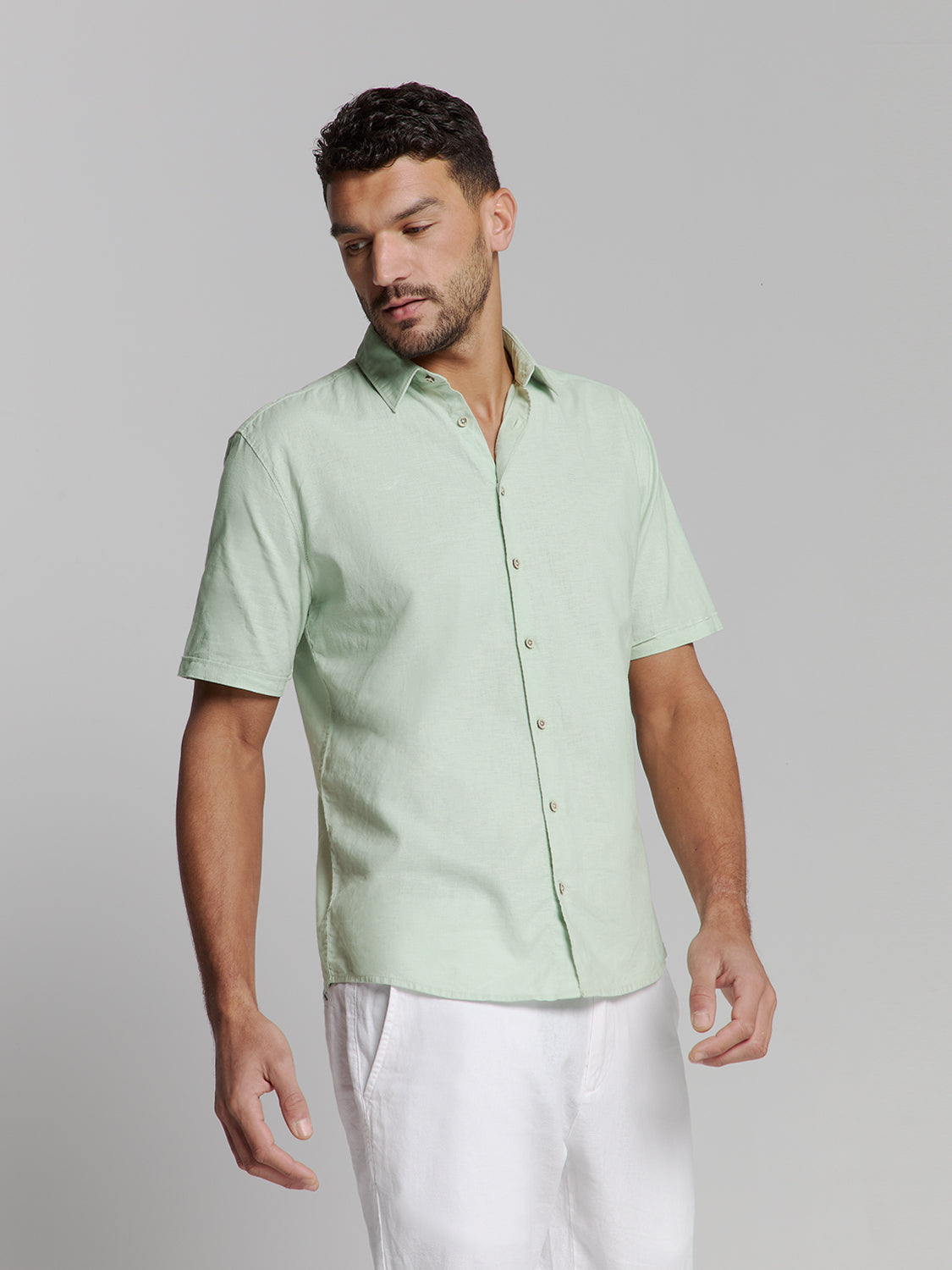 Linen shirt | Mint