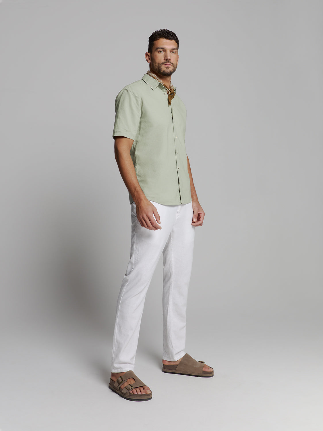 Linen shirt | Light Army