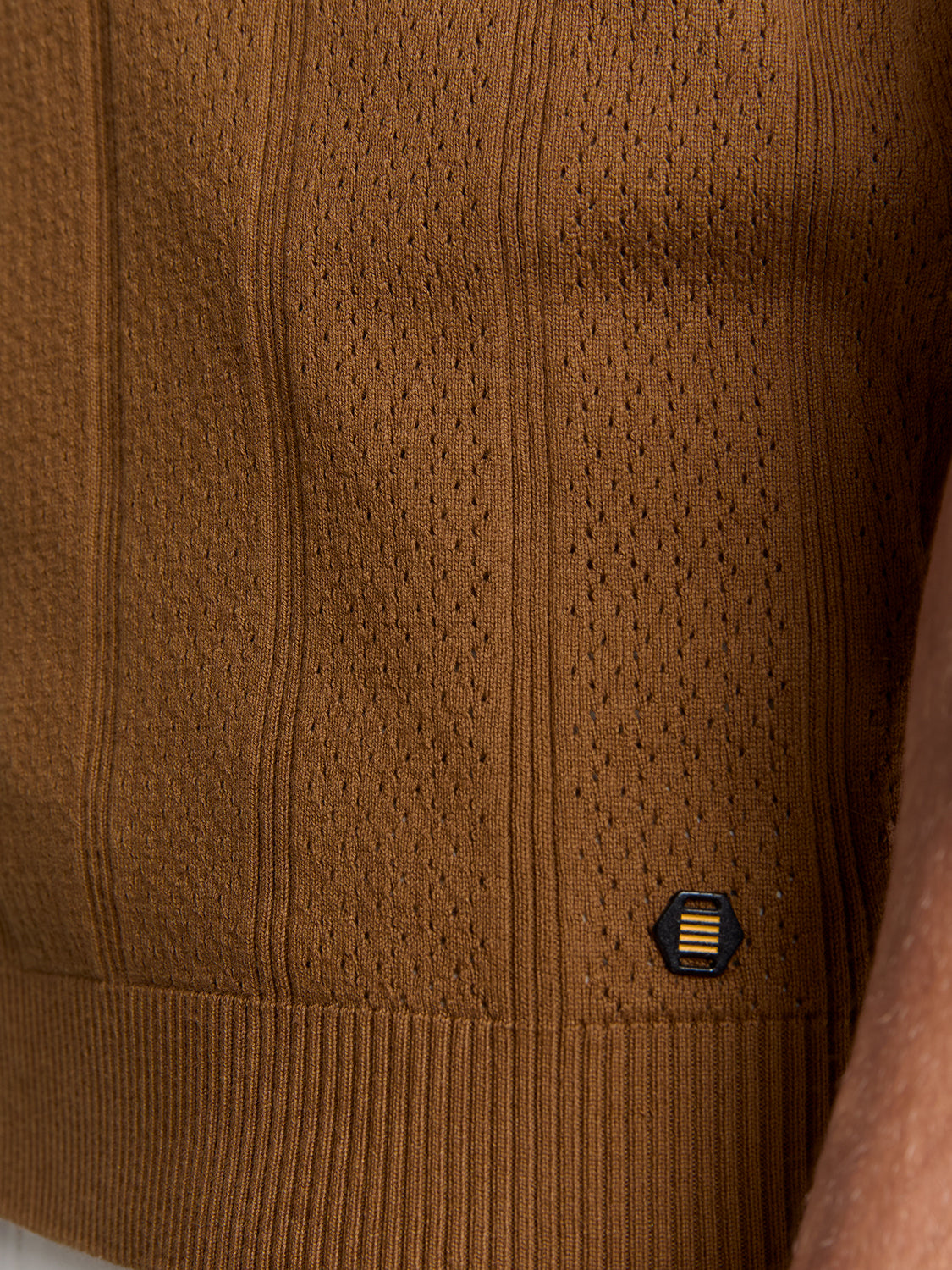 Short sleeve polo | Camel