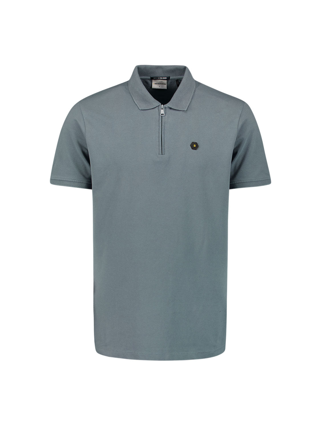 Pique poloshirt | Washed Blue
