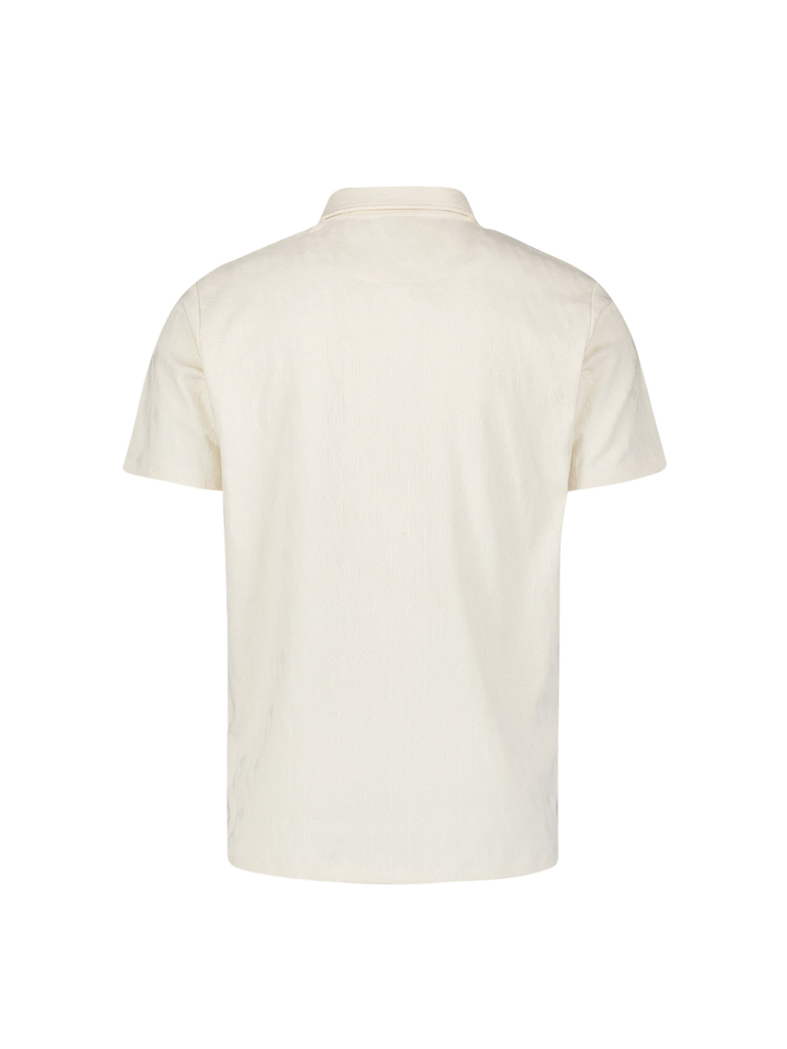 Jacquard poloshirt | Offwhite