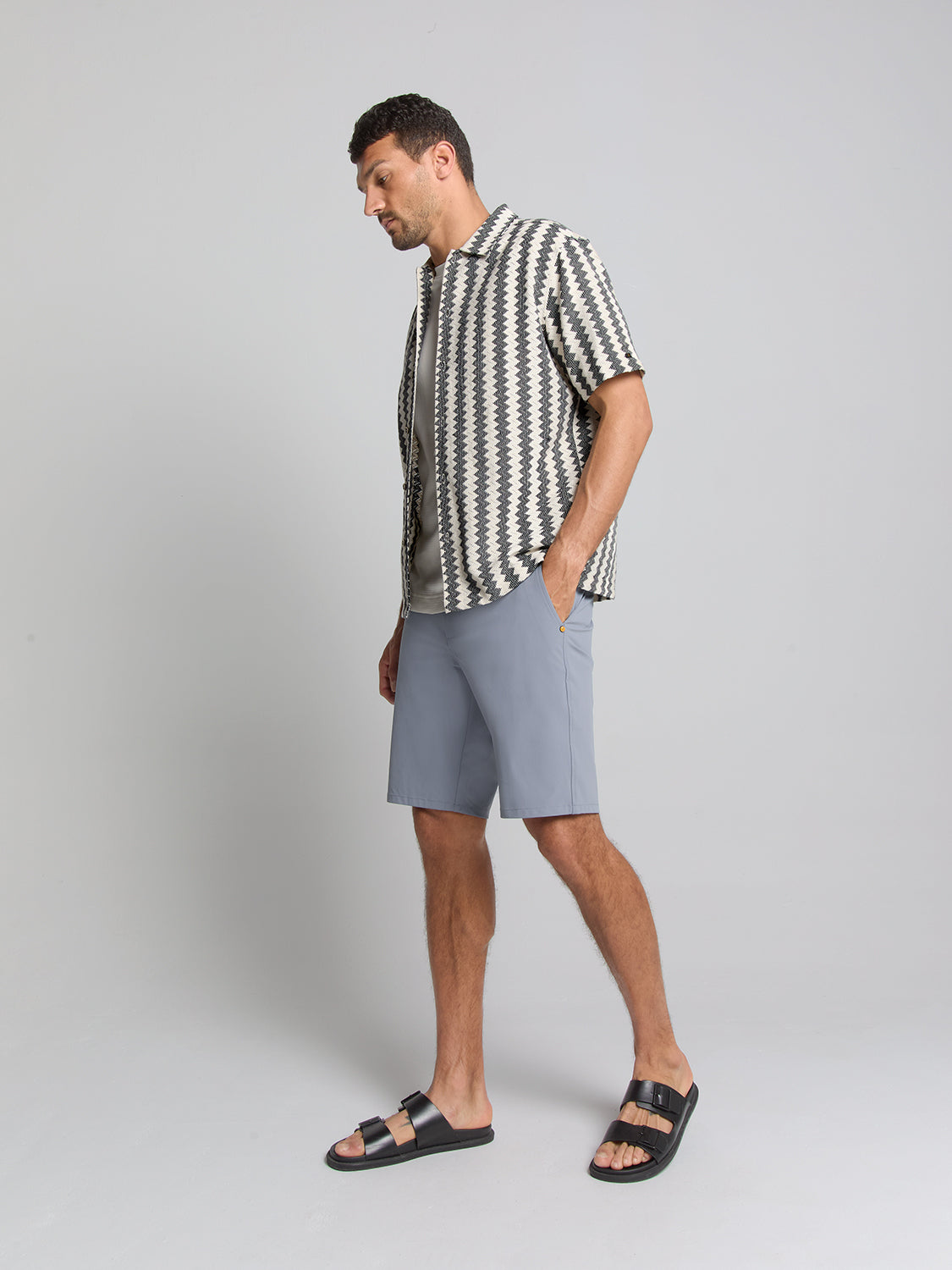 Jersey short | Washed Blue