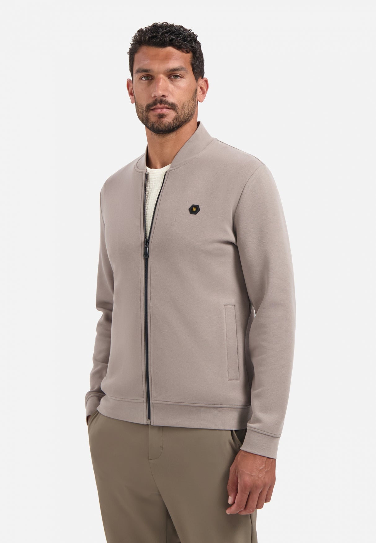 Vest in piqué | Clay