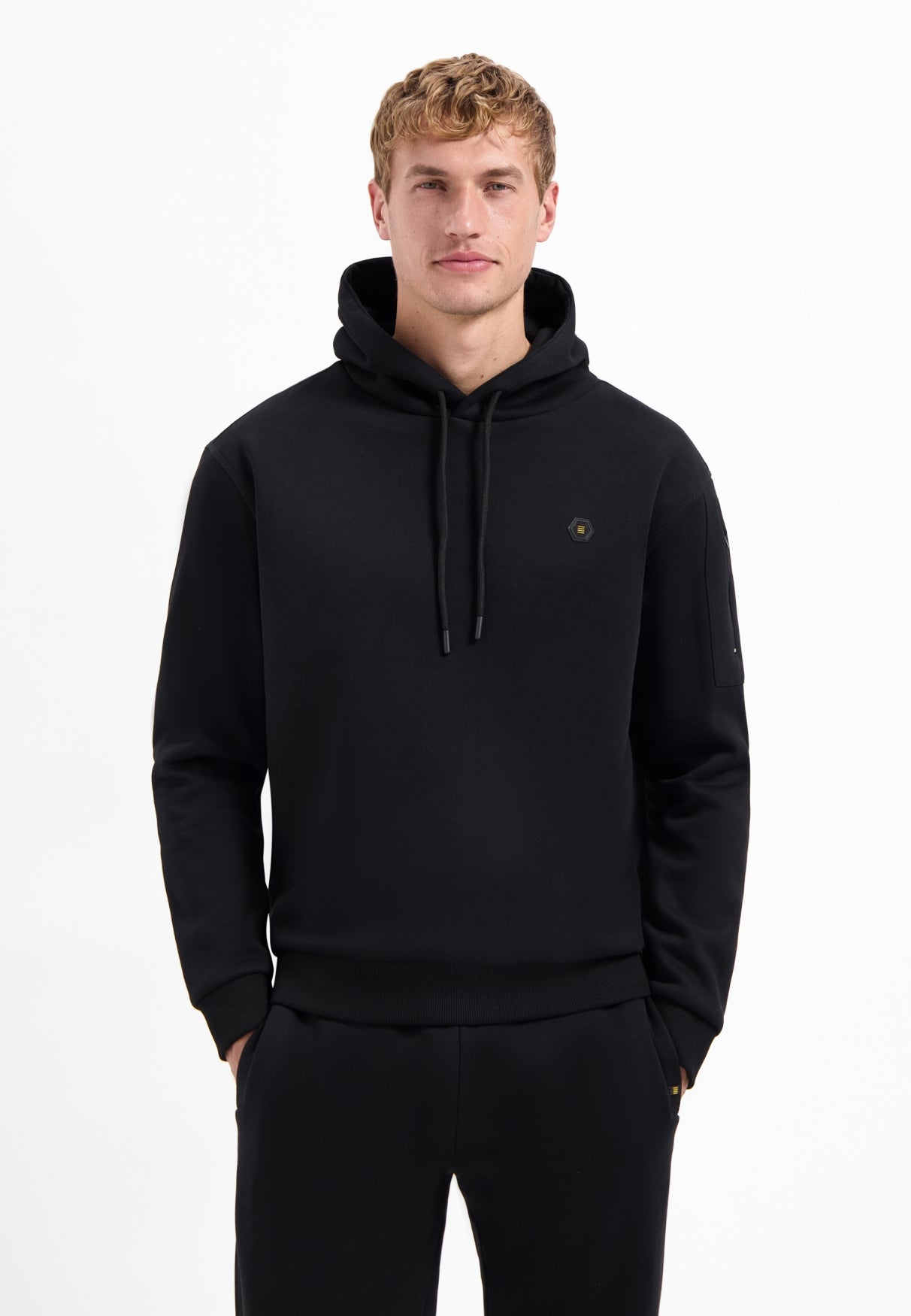 Sweater met capuchon | Zwart