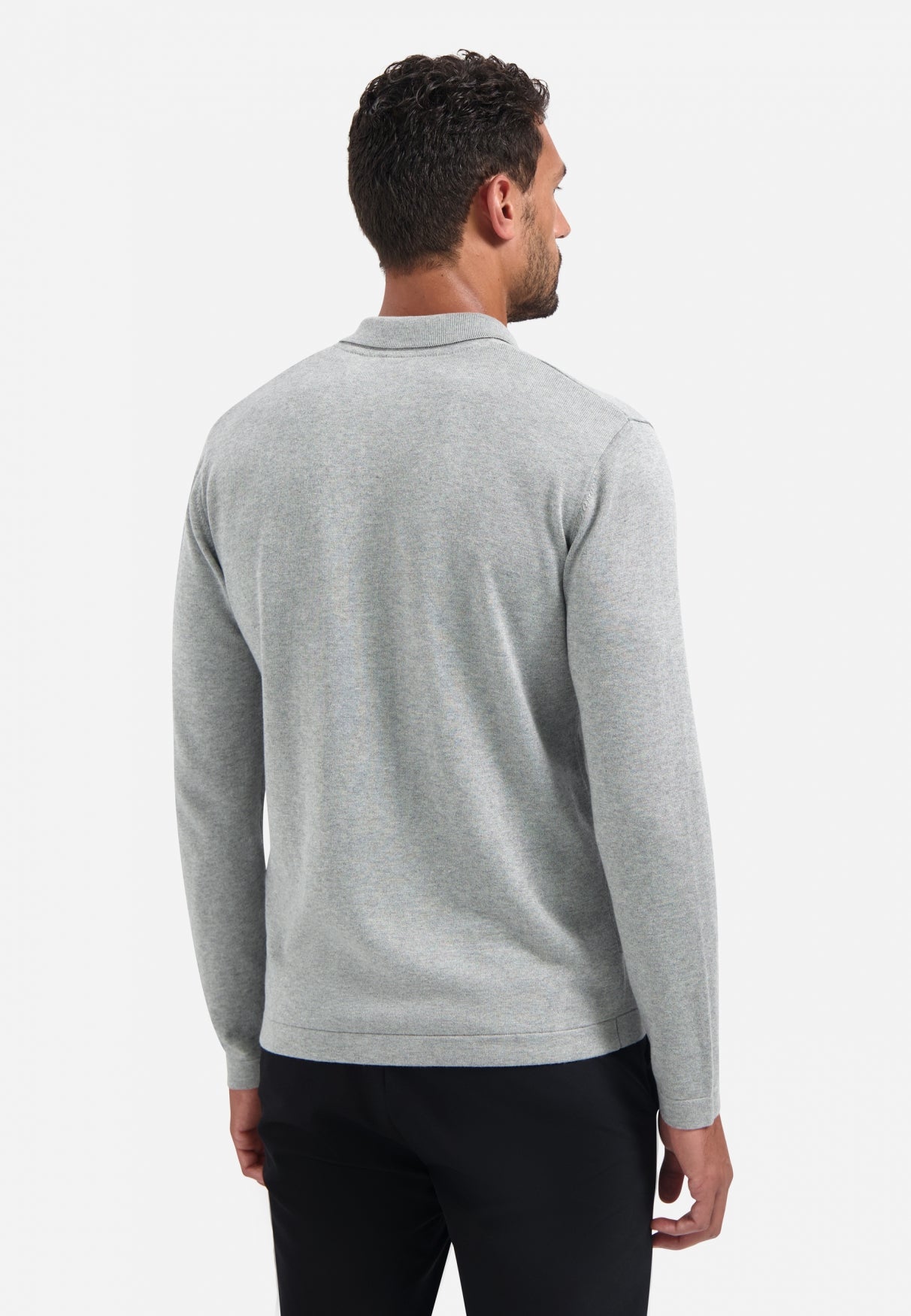 Button-Up cardigan | Grey Melange