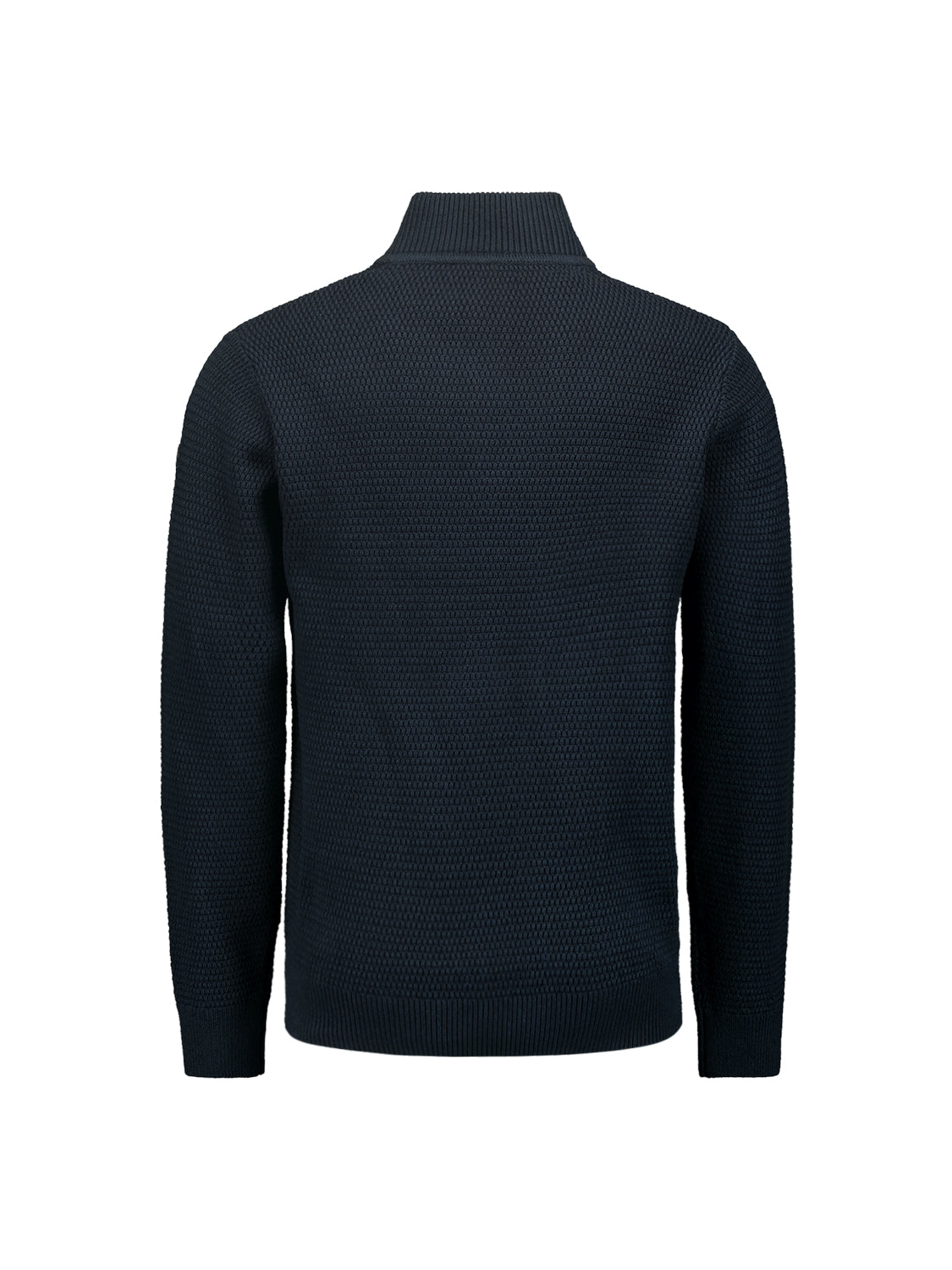 Melange half-zip jumper | Night