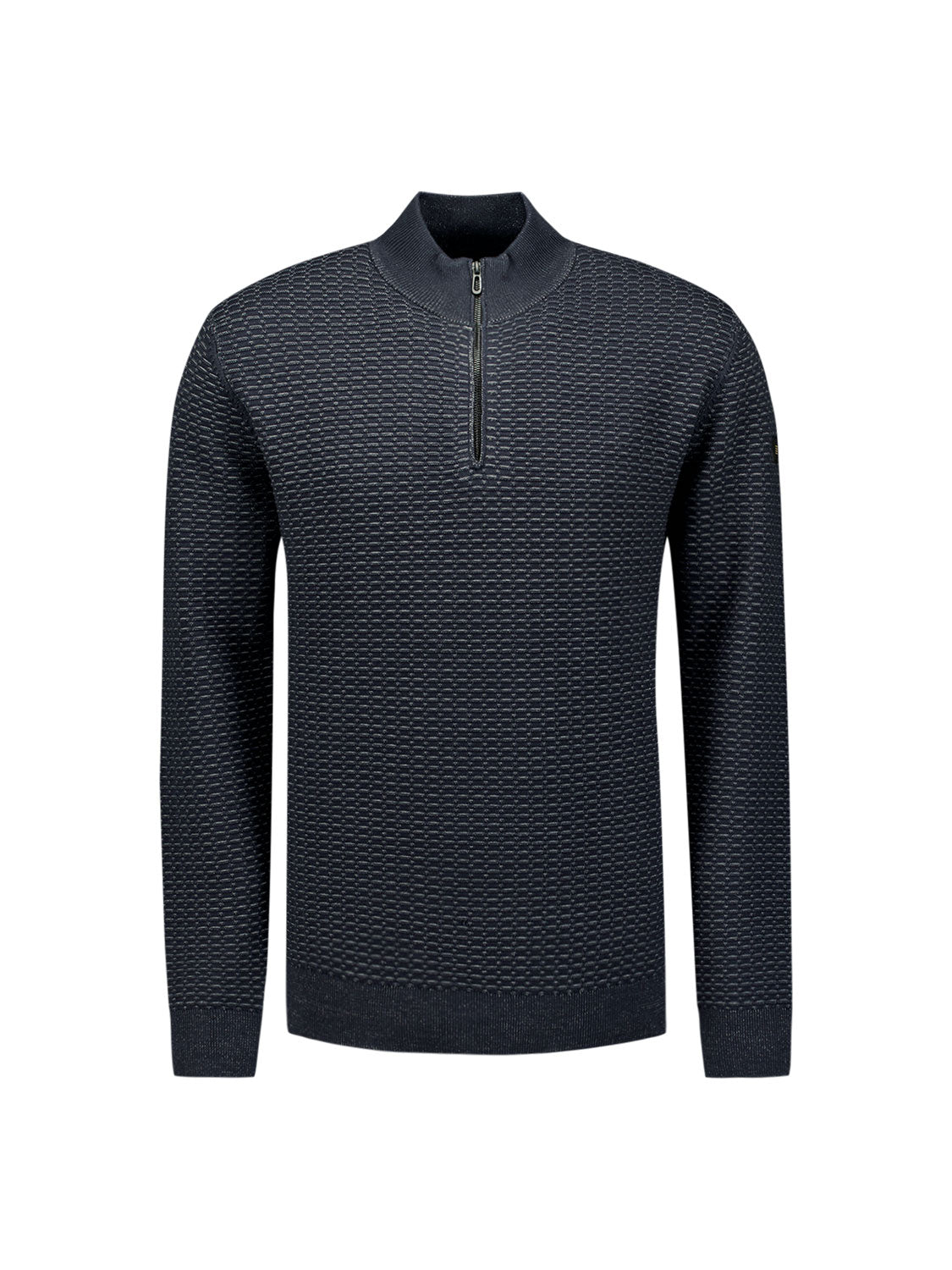 Half-zip waffle jumper | Night