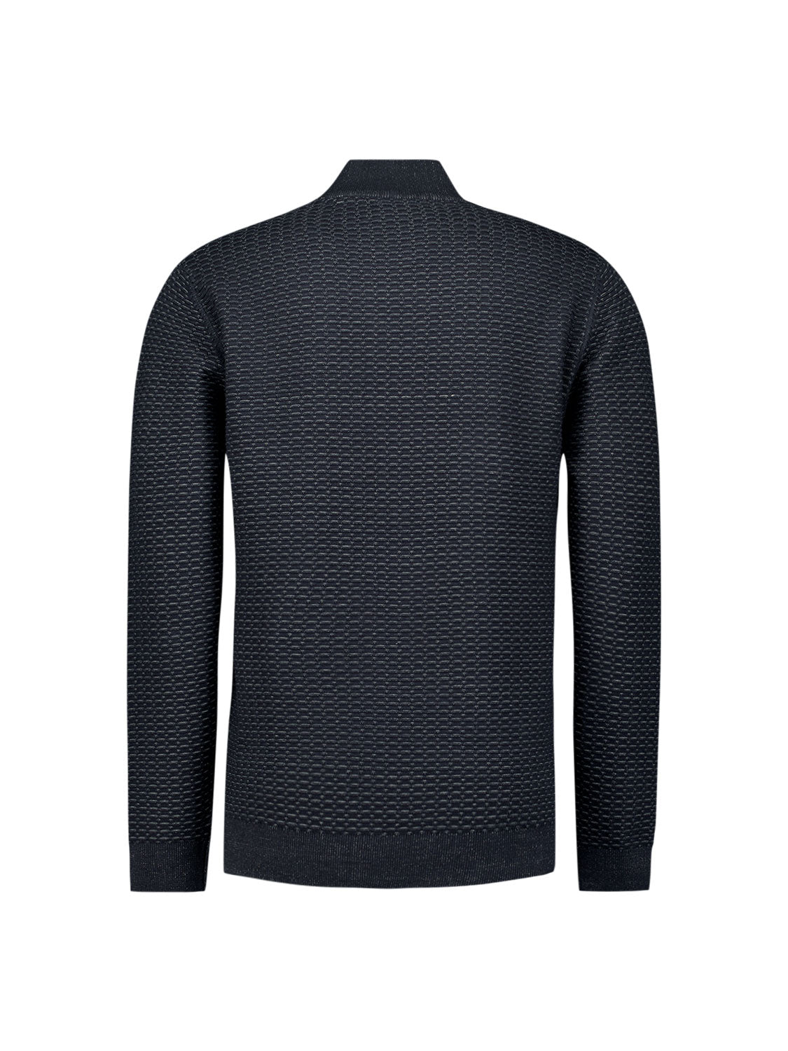 Half-zip waffle jumper | Night