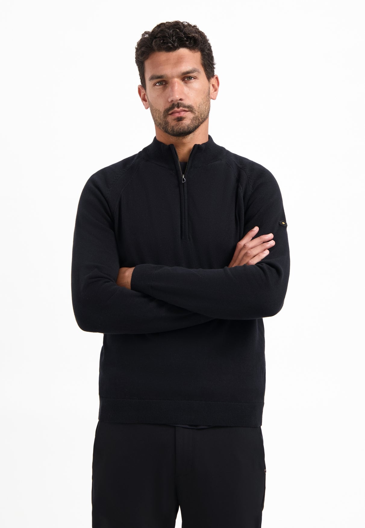 Half-zip jumper | Black