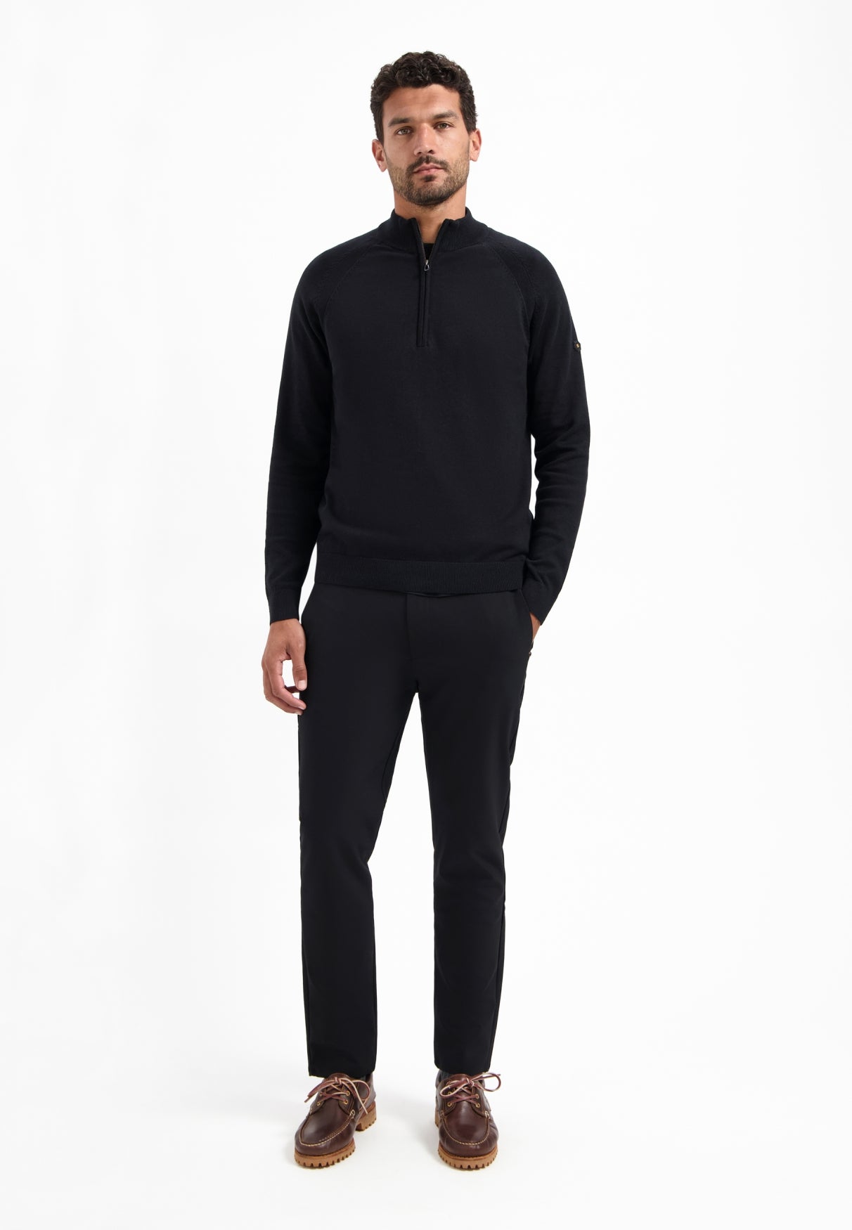 Half-zip jumper | Black