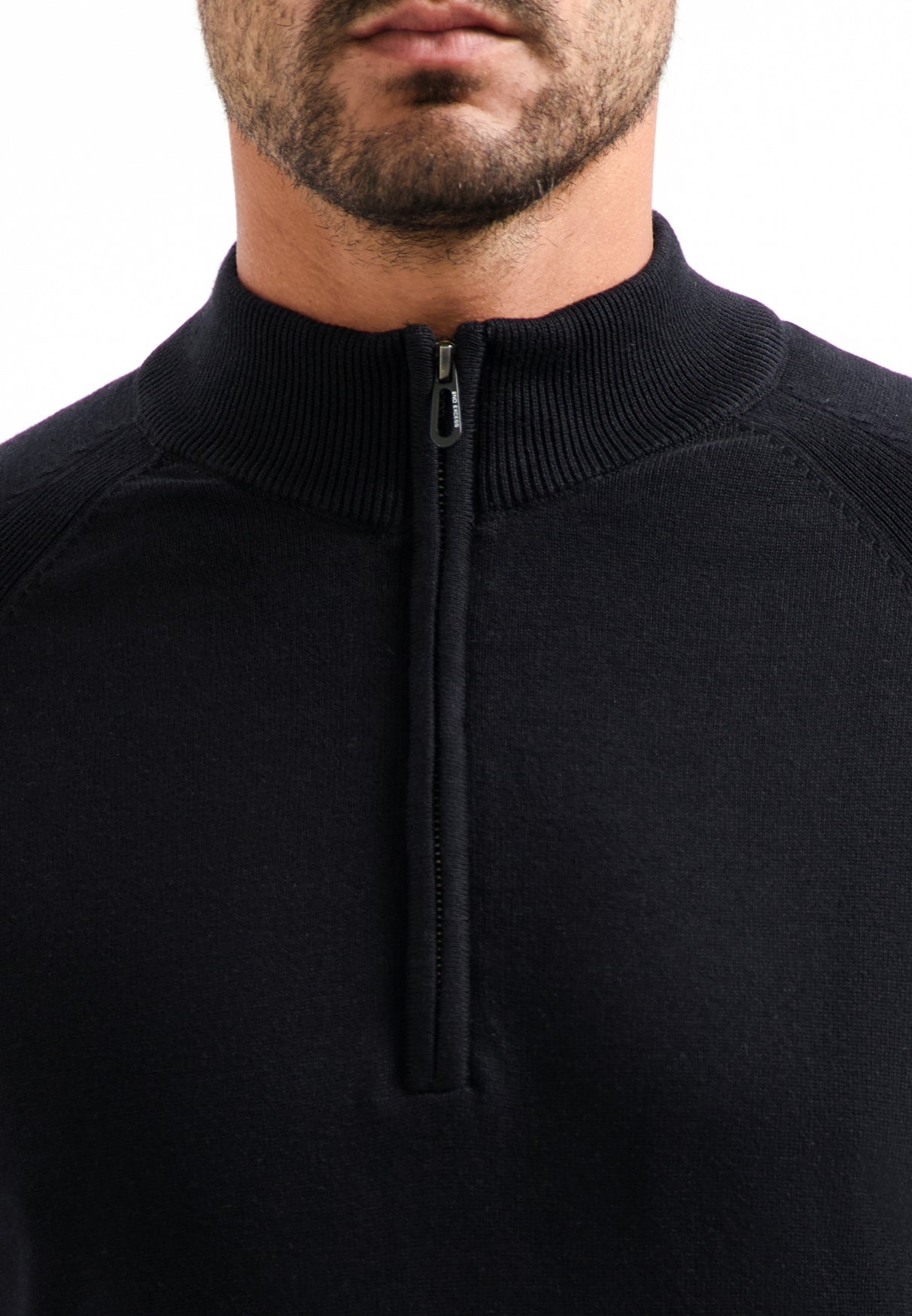 Half-zip jumper | Black