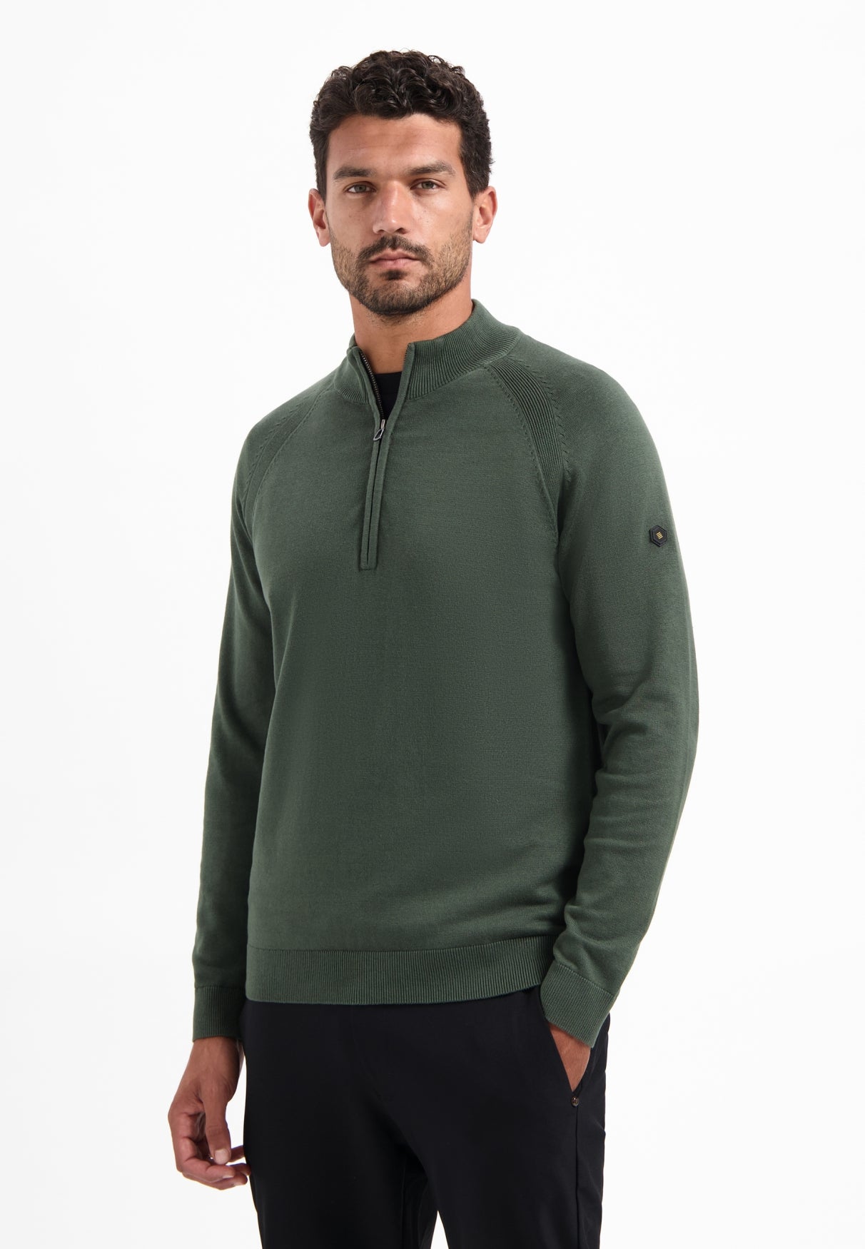 Half-zip jumper | Dark Green