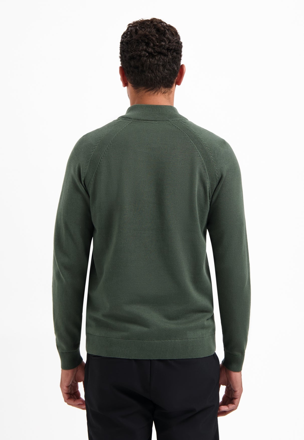 Half-zip jumper | Dark Green