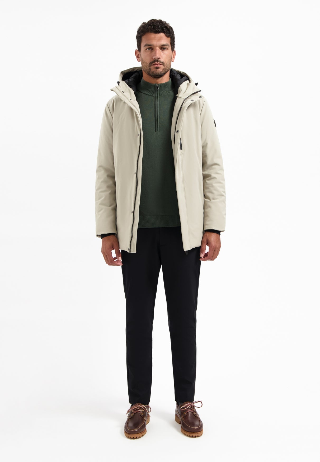 Half-zip jumper | Dark Green