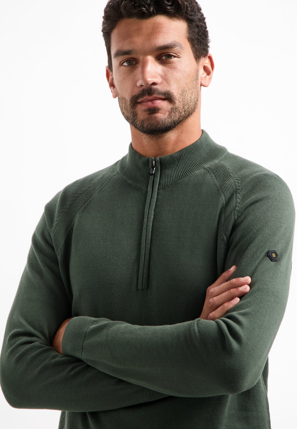 Half-zip jumper | Dark Green
