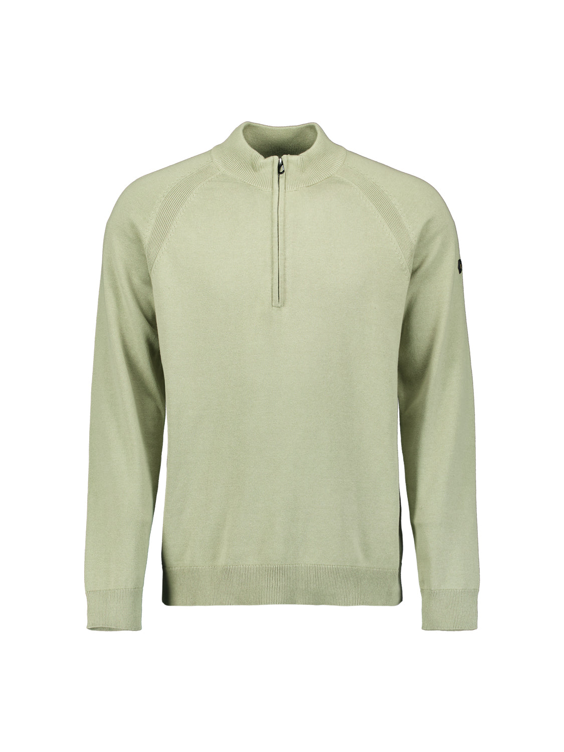 Half-zip jumper | Light Moss