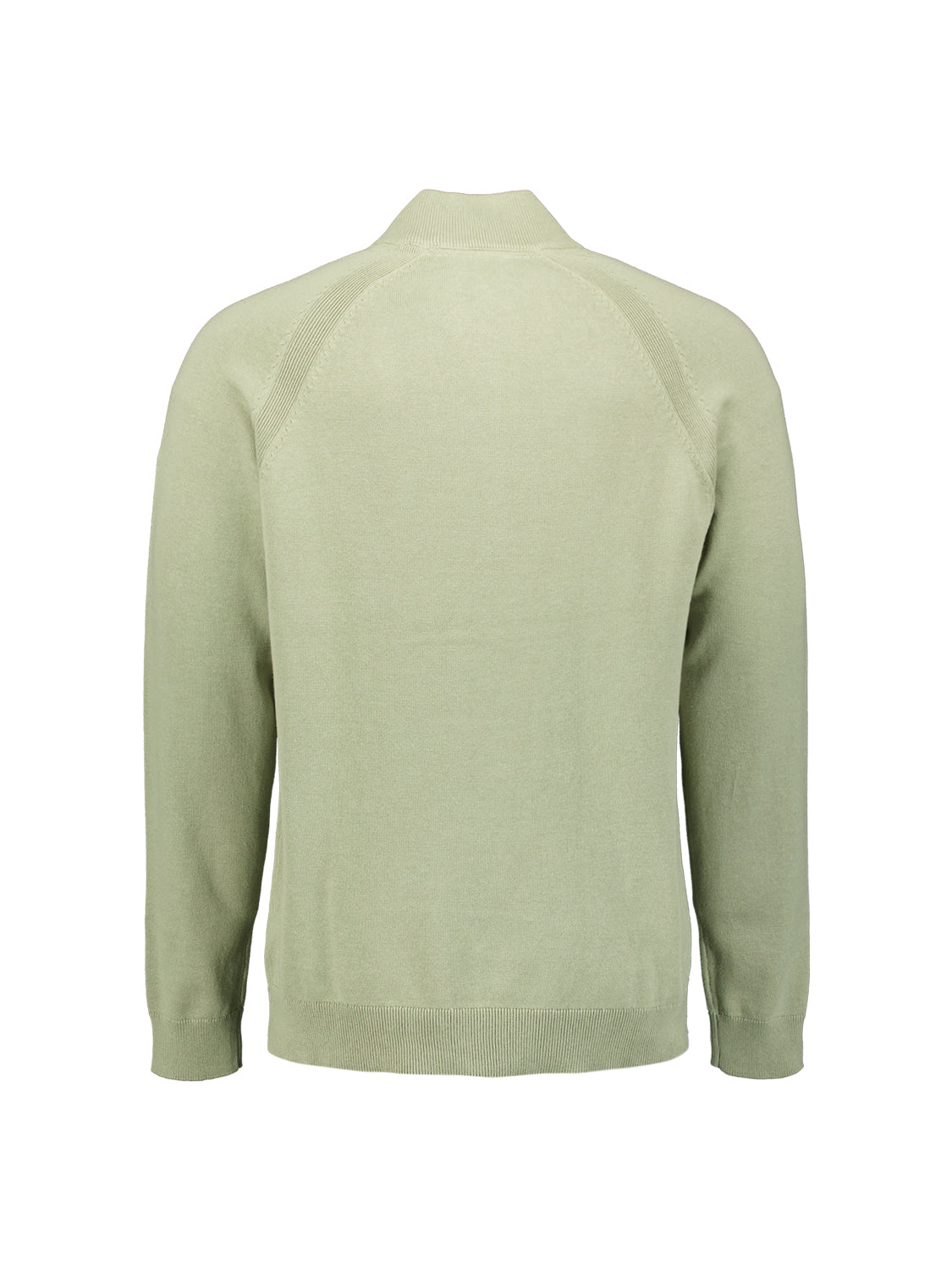 Half-zip jumper | Light Moss
