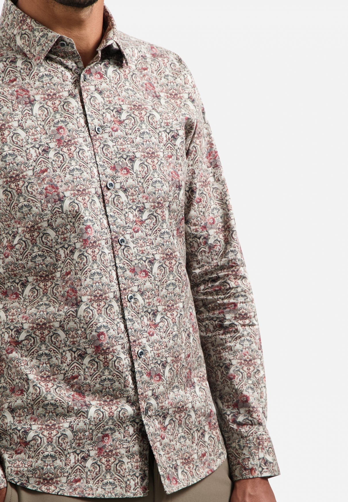 Printed shirt | Dark Grey
