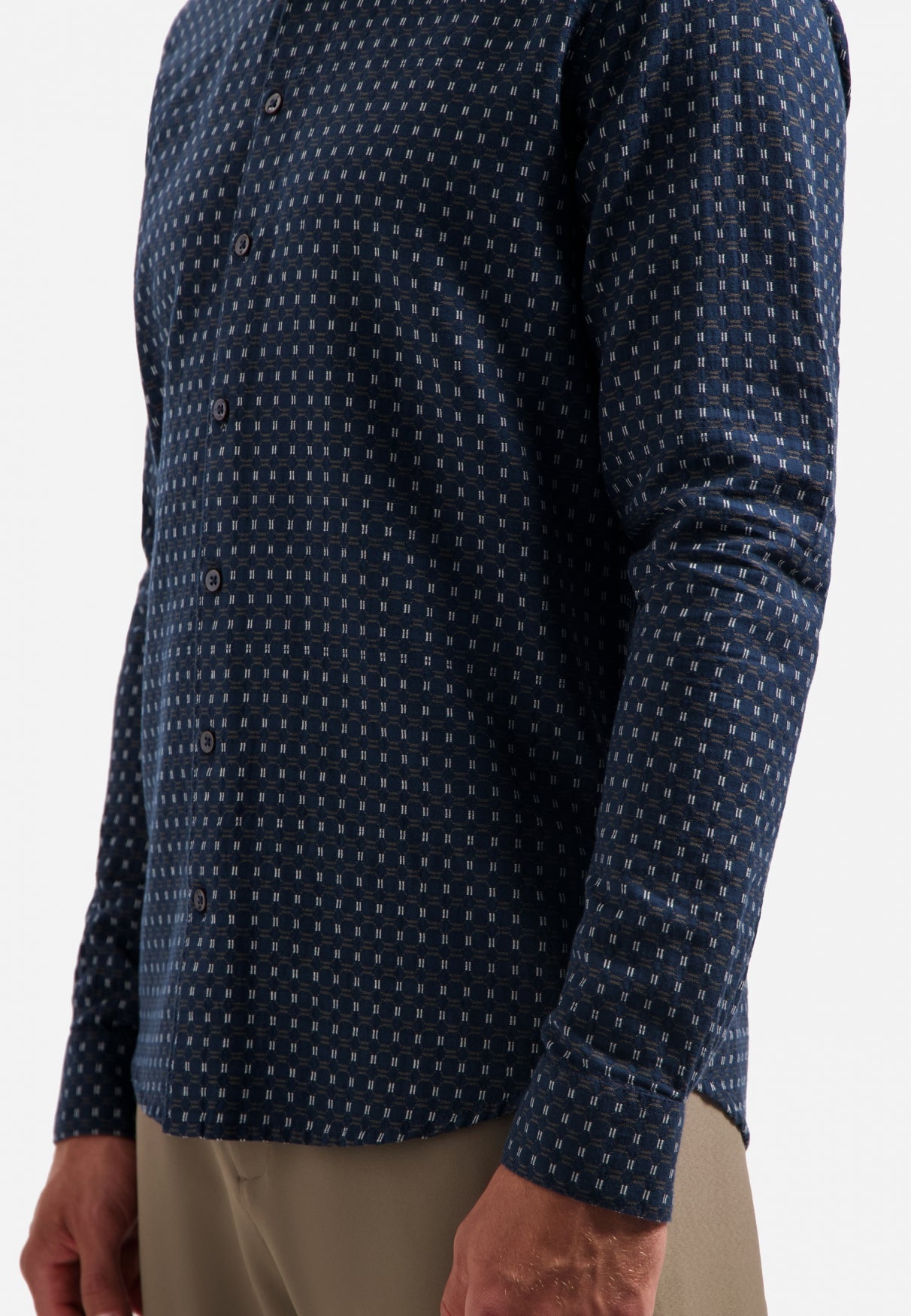 Woven jaquard shirt | Night