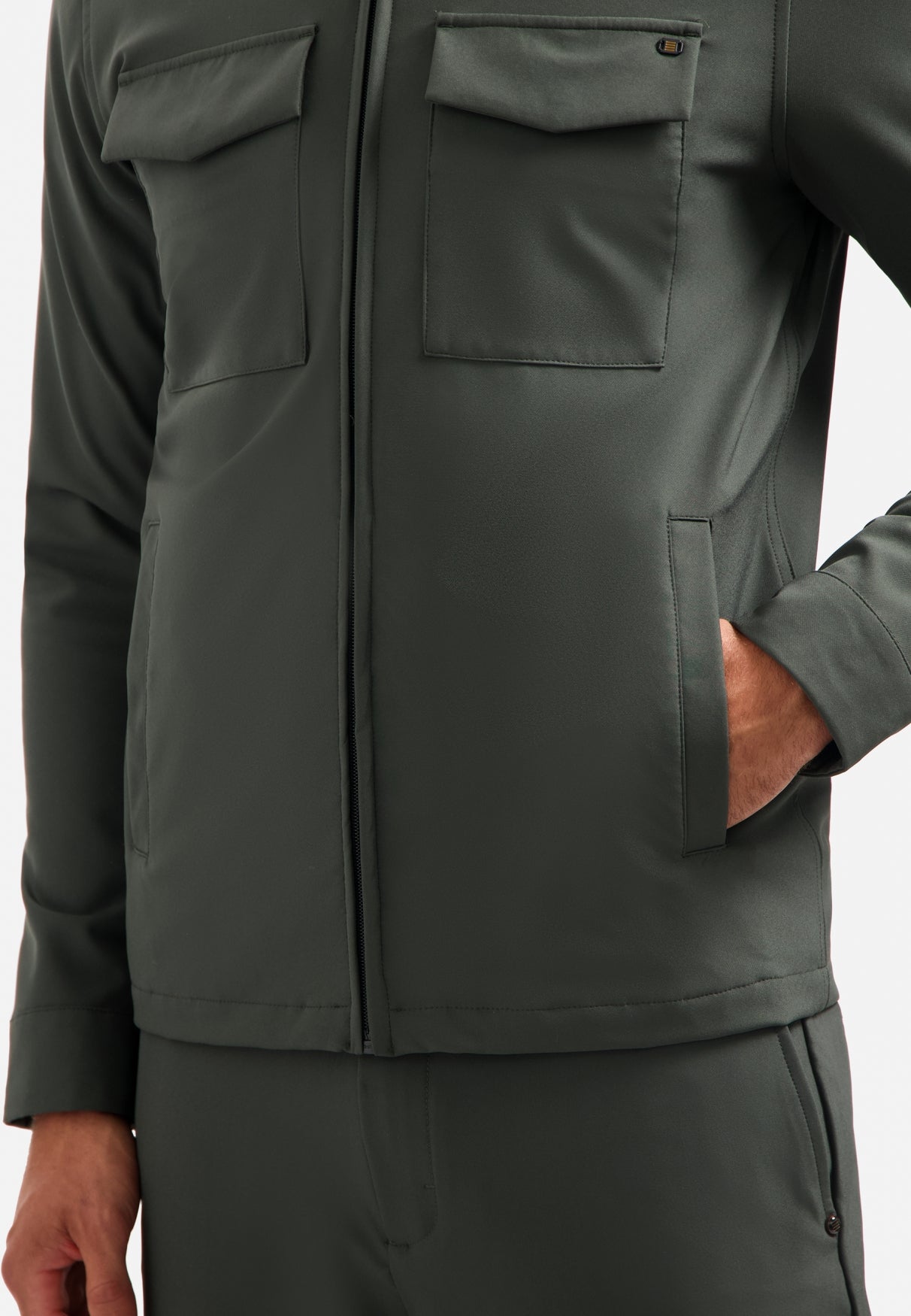 Sedoc travel overshirt | Dark Steel