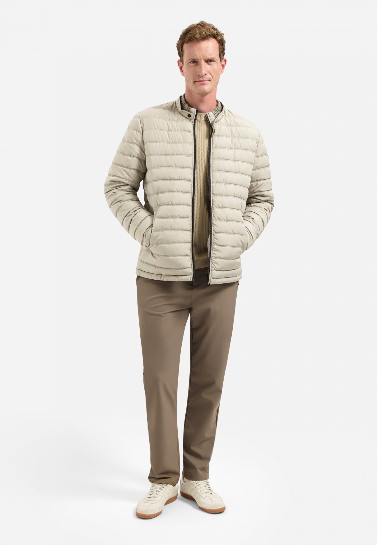 Puffer jacket | Stone