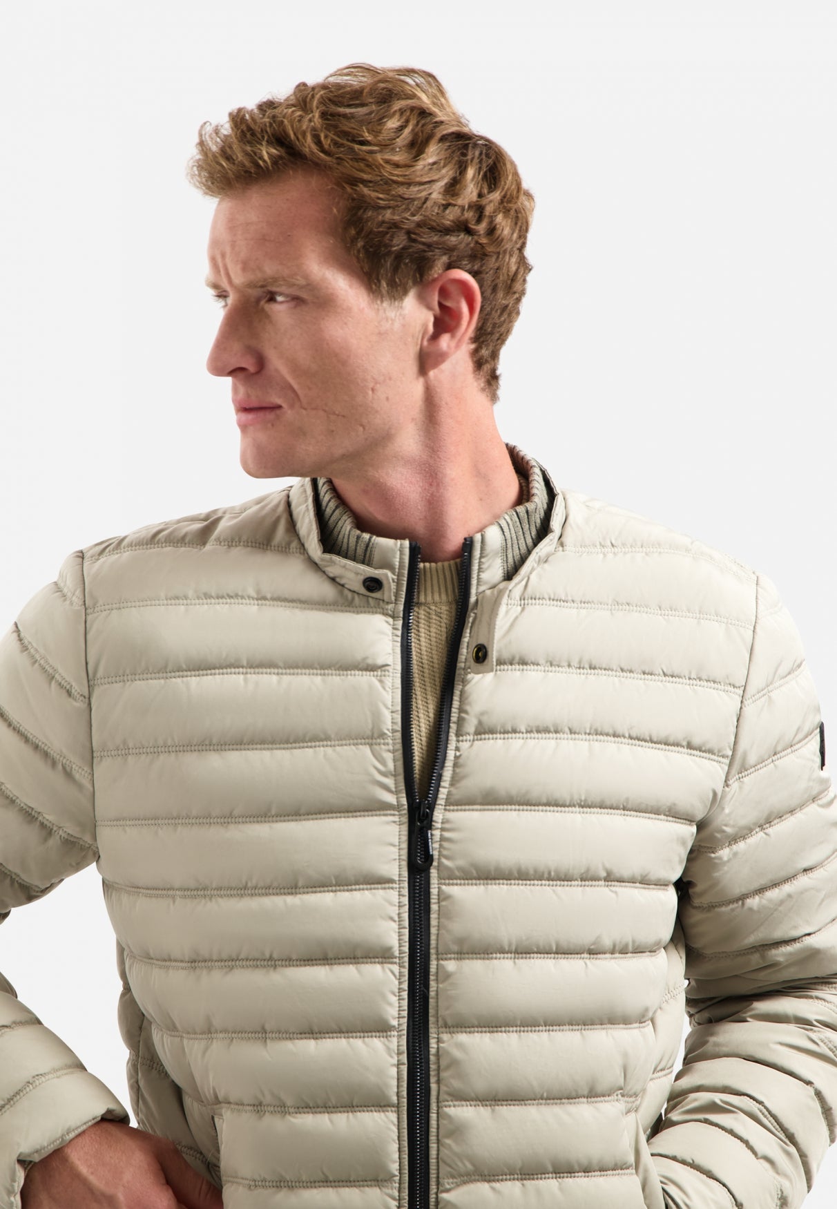 Puffer jacket | Stone