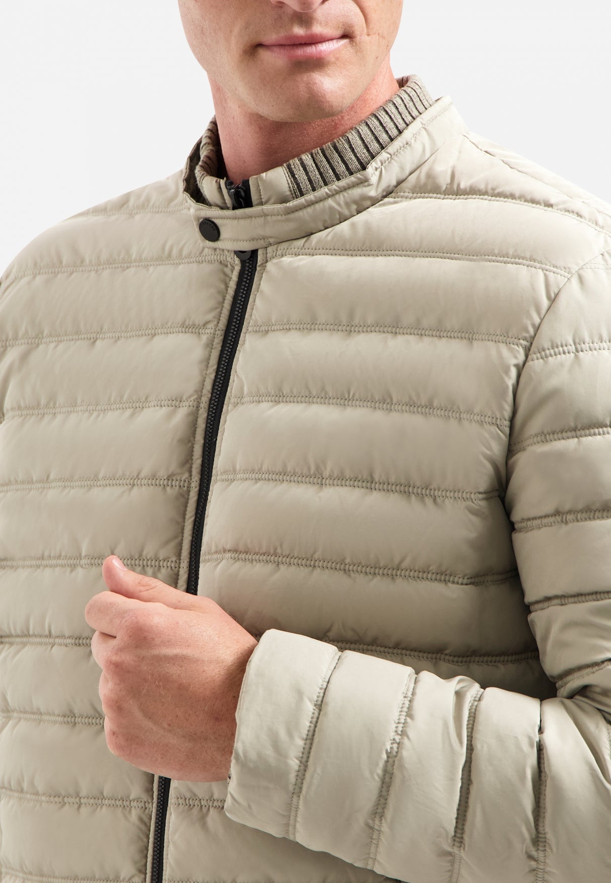 Puffer jacket | Stone