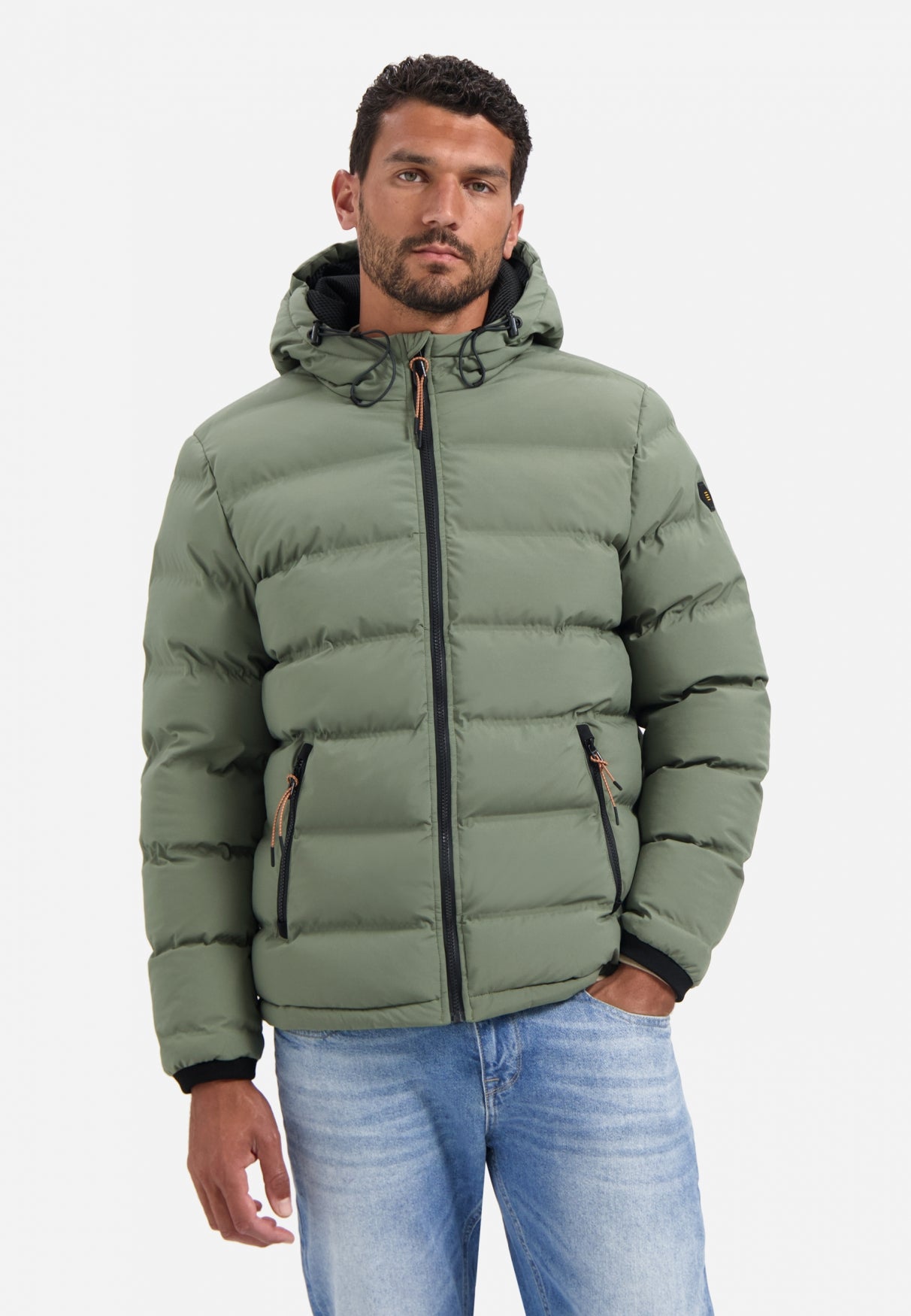 Hooded jacket | Steel