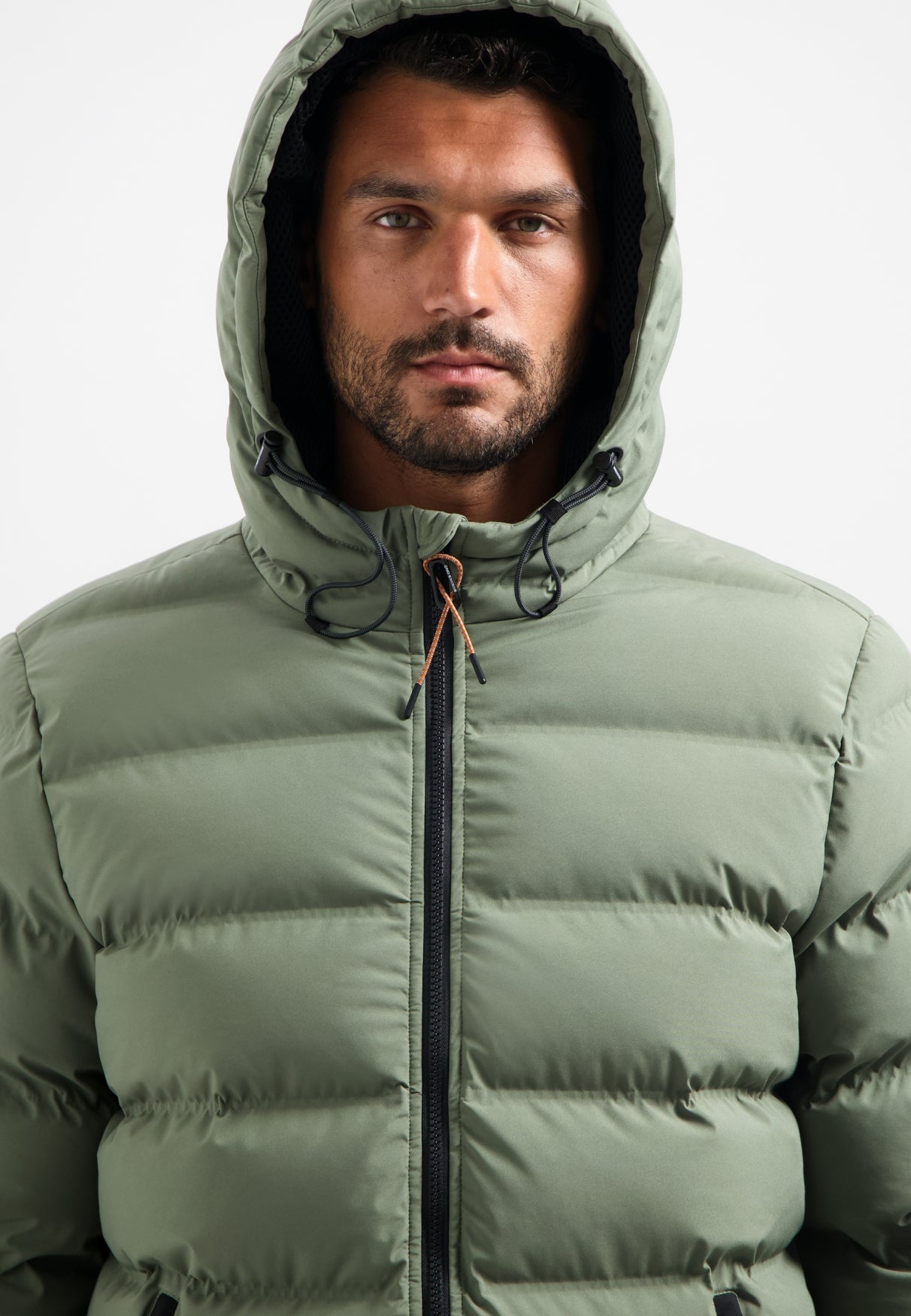 Hooded jacket | Steel