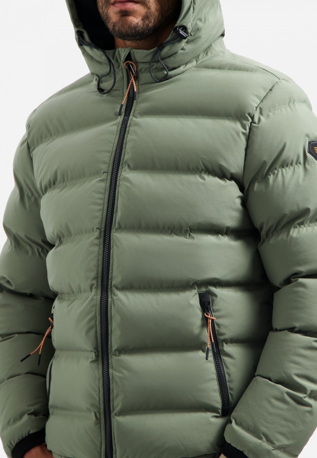 Hooded jacket | Steel