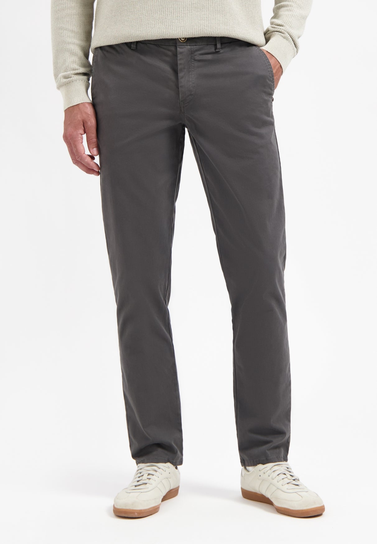 Chino broek | Donkergrijs