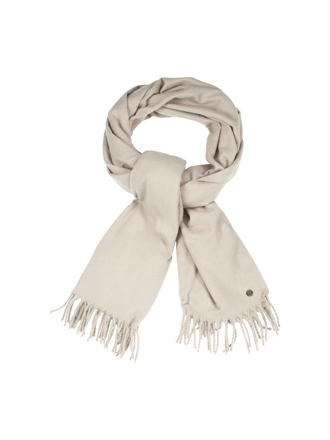 Wool look scarf | Sand